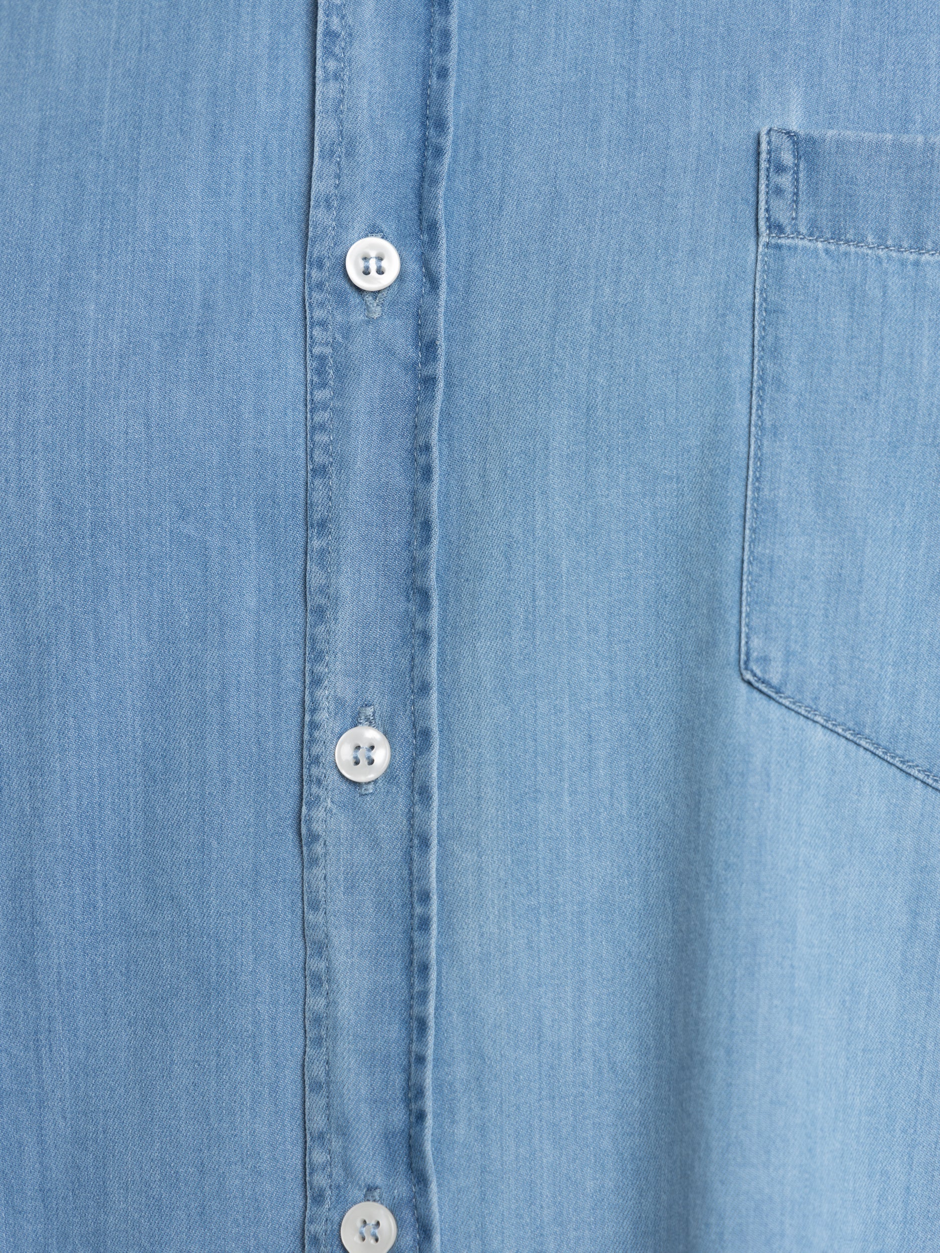 Azzurro Blue Denim Shirt - Image 7