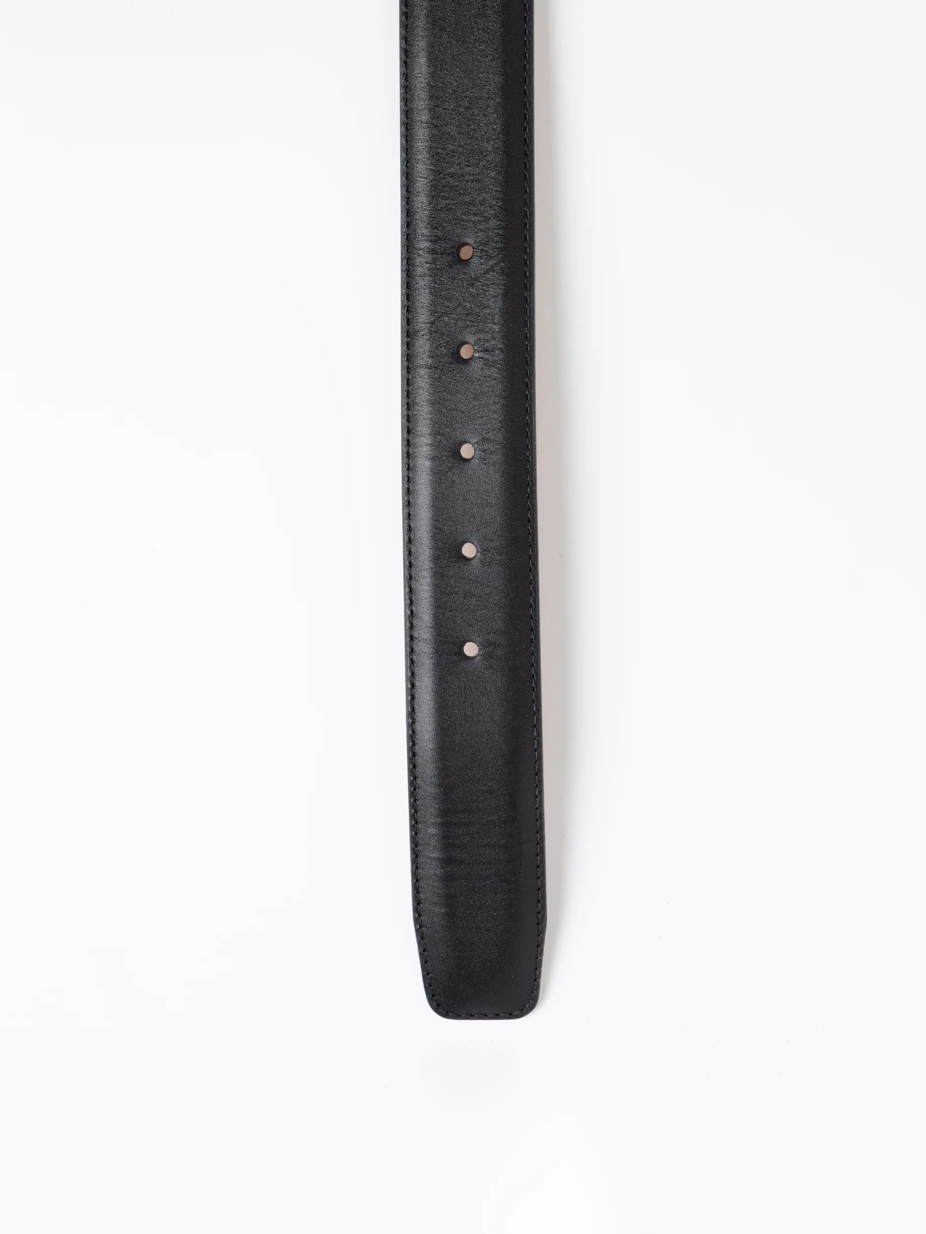 Black Carbon Leather Belt - Image 3