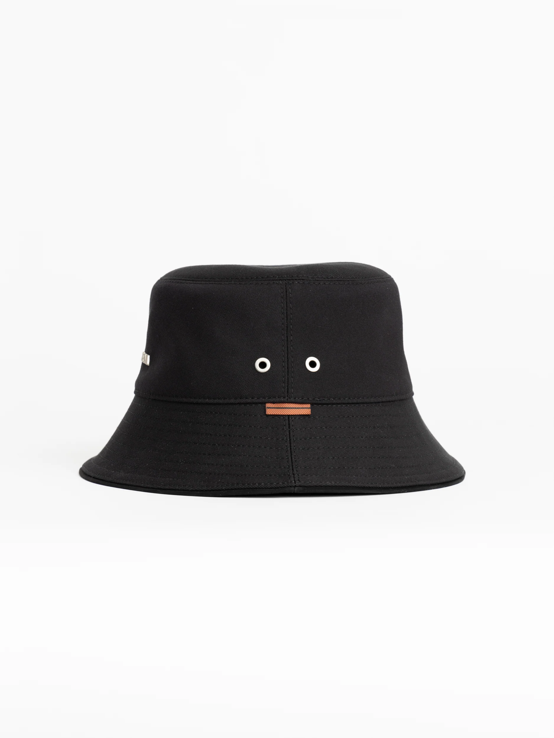 Black Cotton-Wool Bucket Hat - Image 2
