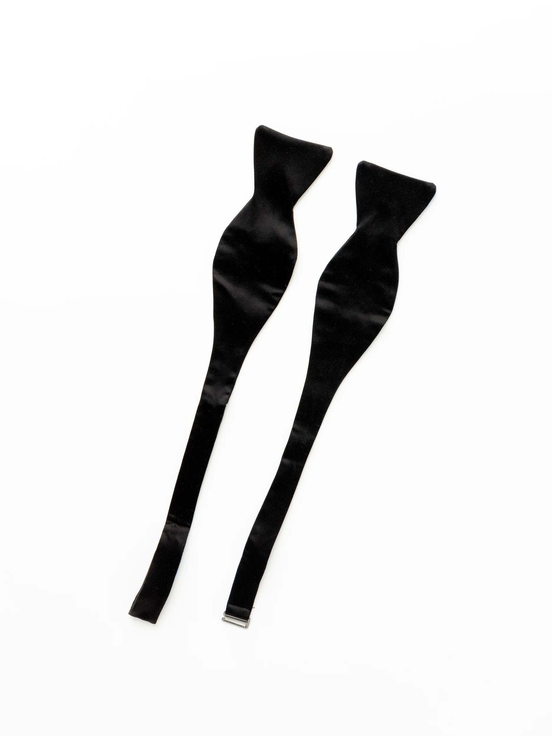 Black Silk Bowtie - Image 2