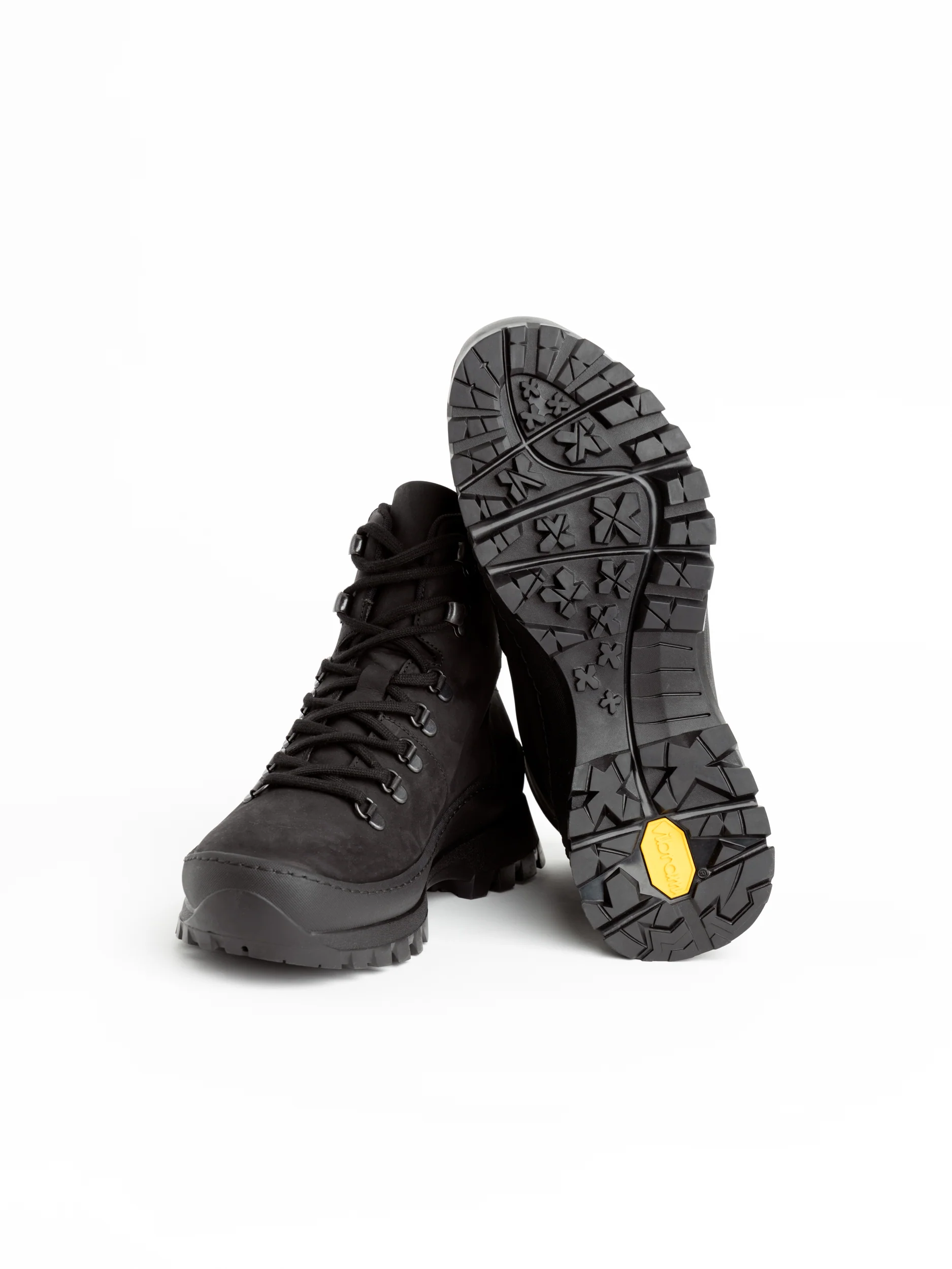 Black Suede Hiking Boots - Image 2