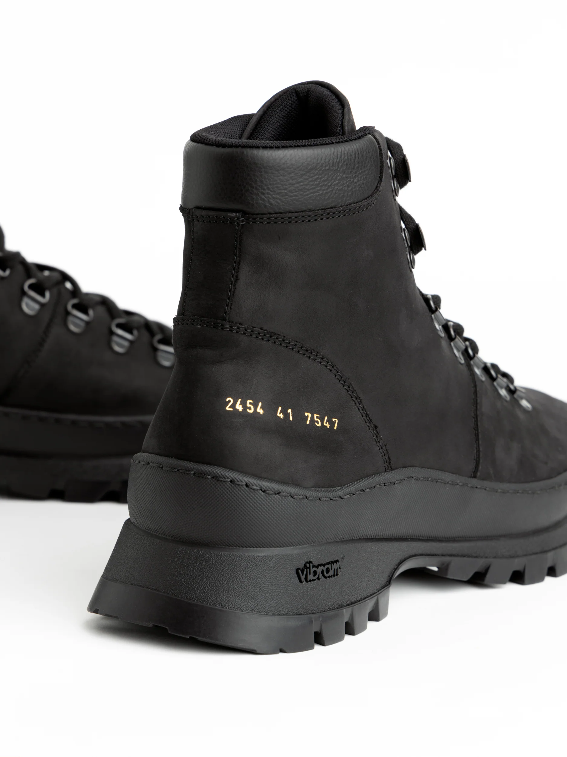 Black Suede Hiking Boots - Image 4