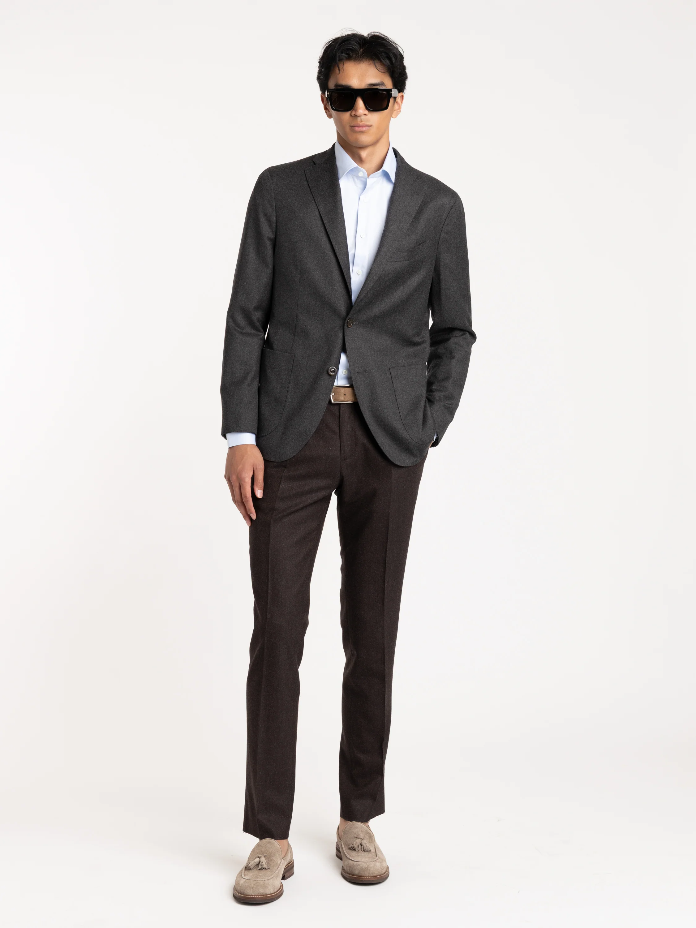 Grey Flannel Wool K Jacket - Image 2