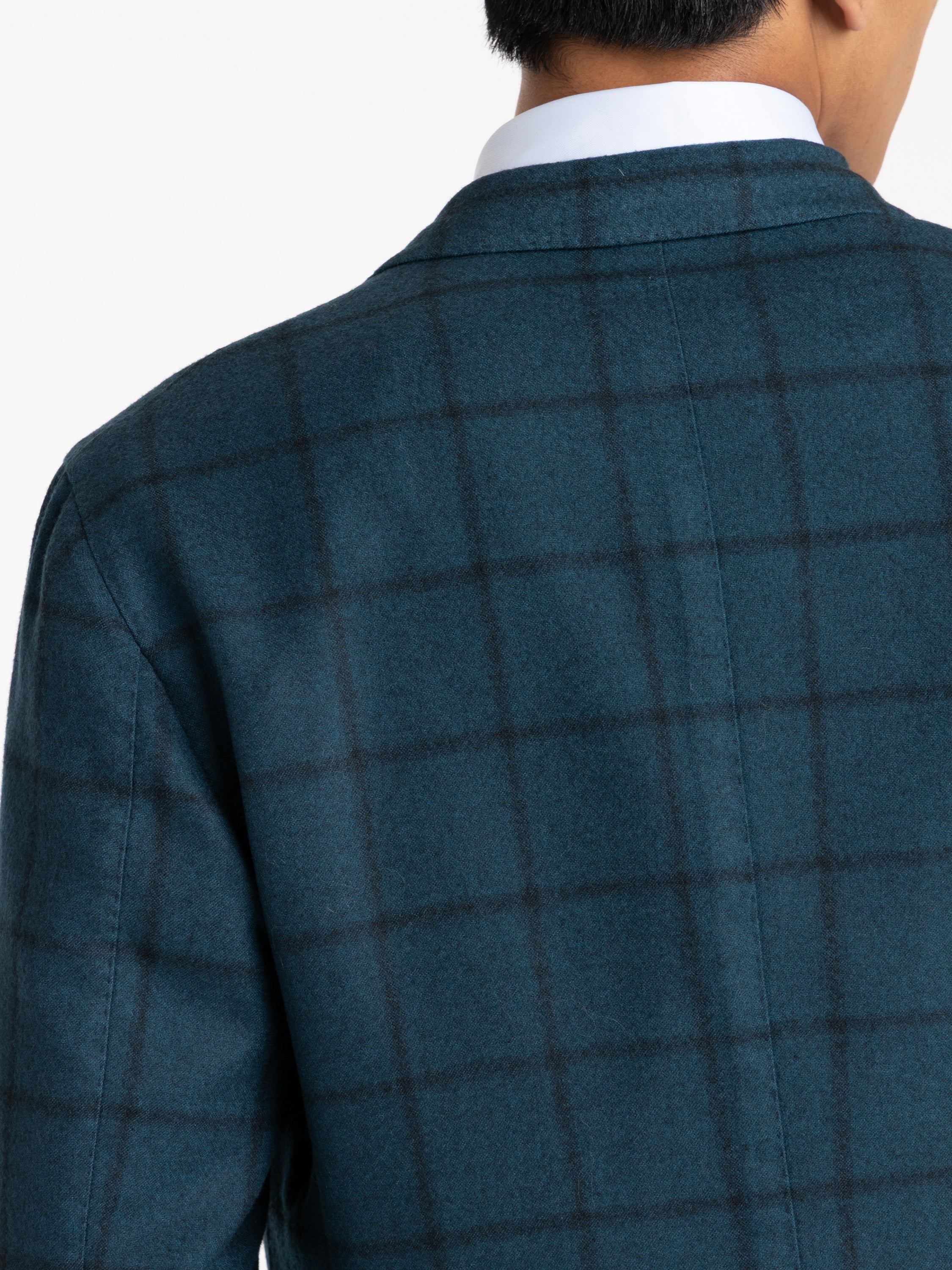 Blue Check Wool K Jacket - Image 4