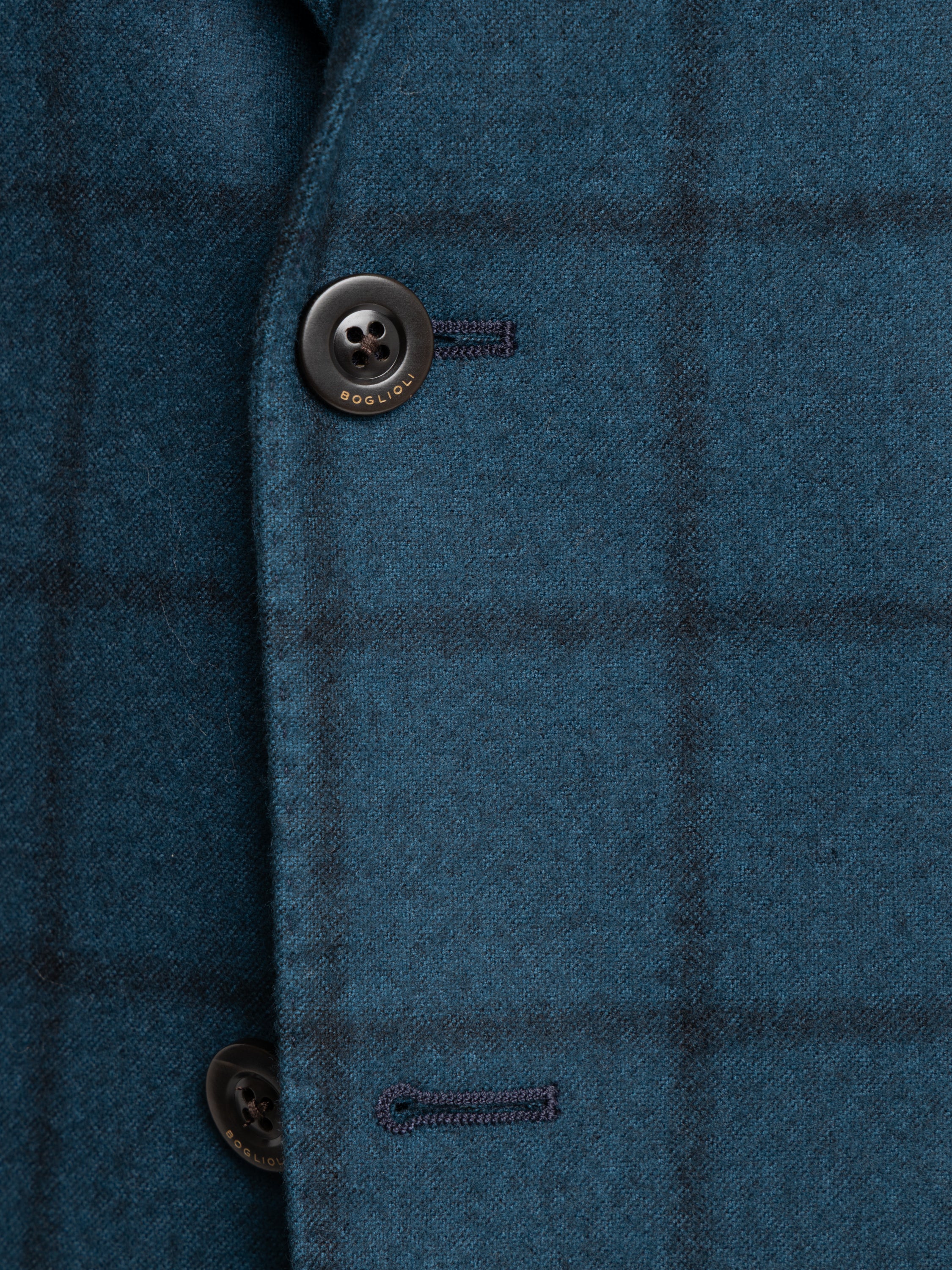Blue Check Wool K Jacket - Image 6