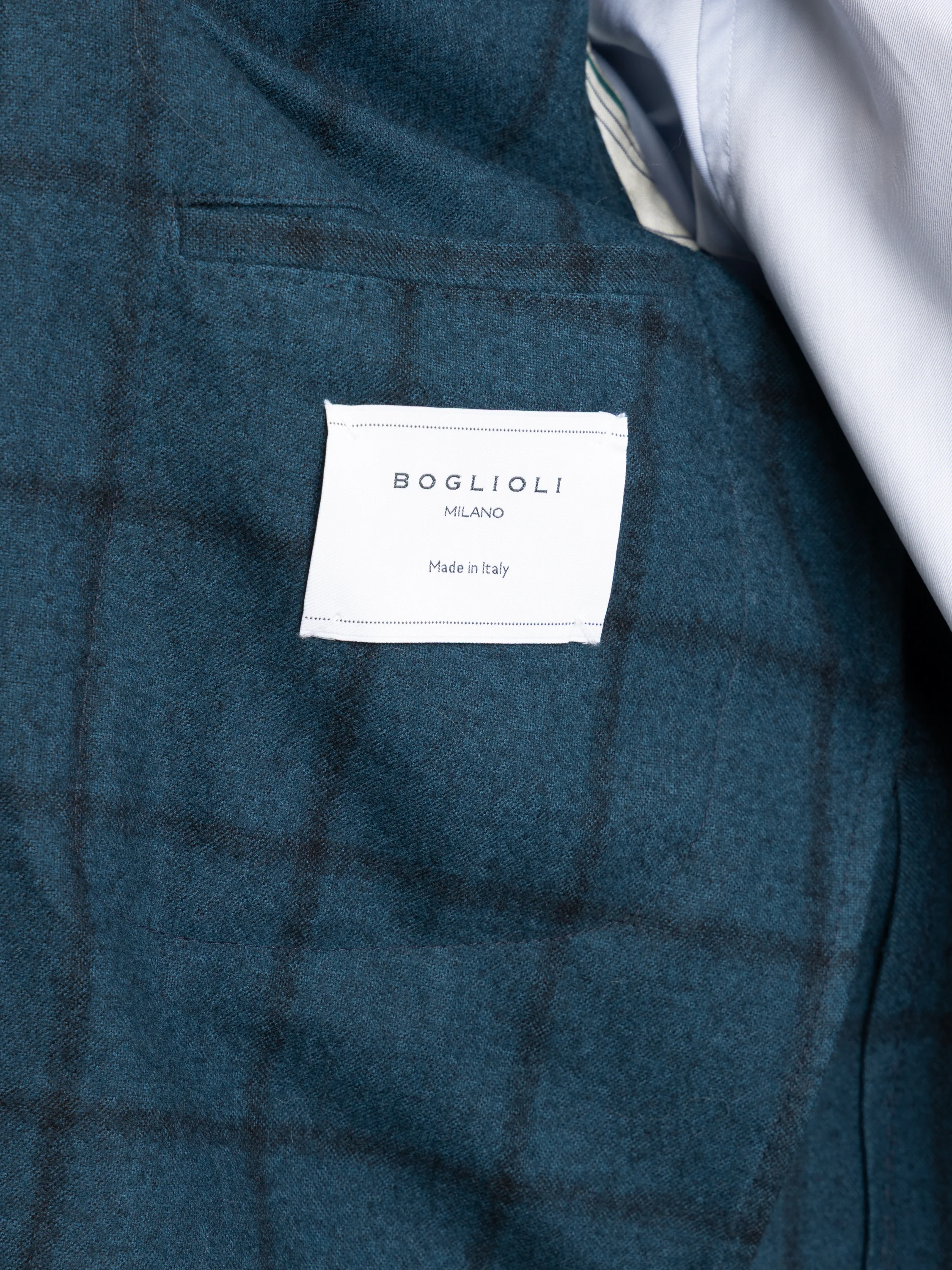 Blue Check Wool K Jacket - Image 8