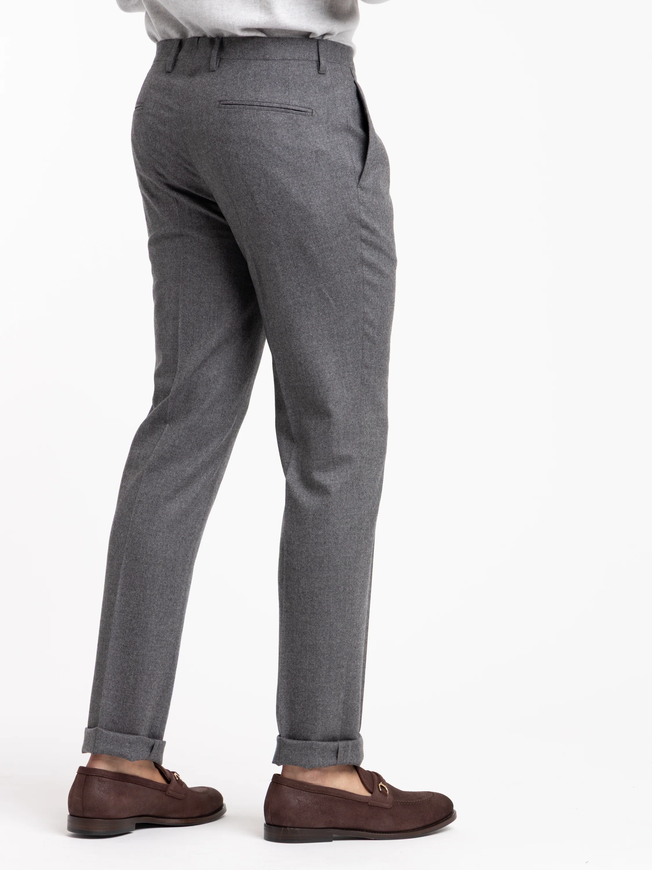 Grey Wool Dress Pants - Image 3