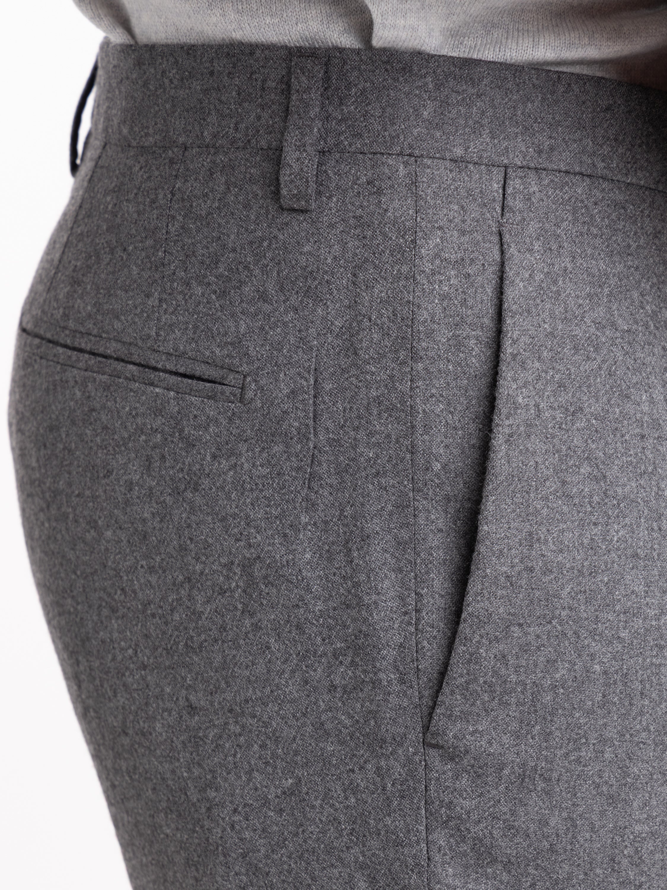 Grey Wool Dress Pants - Image 7