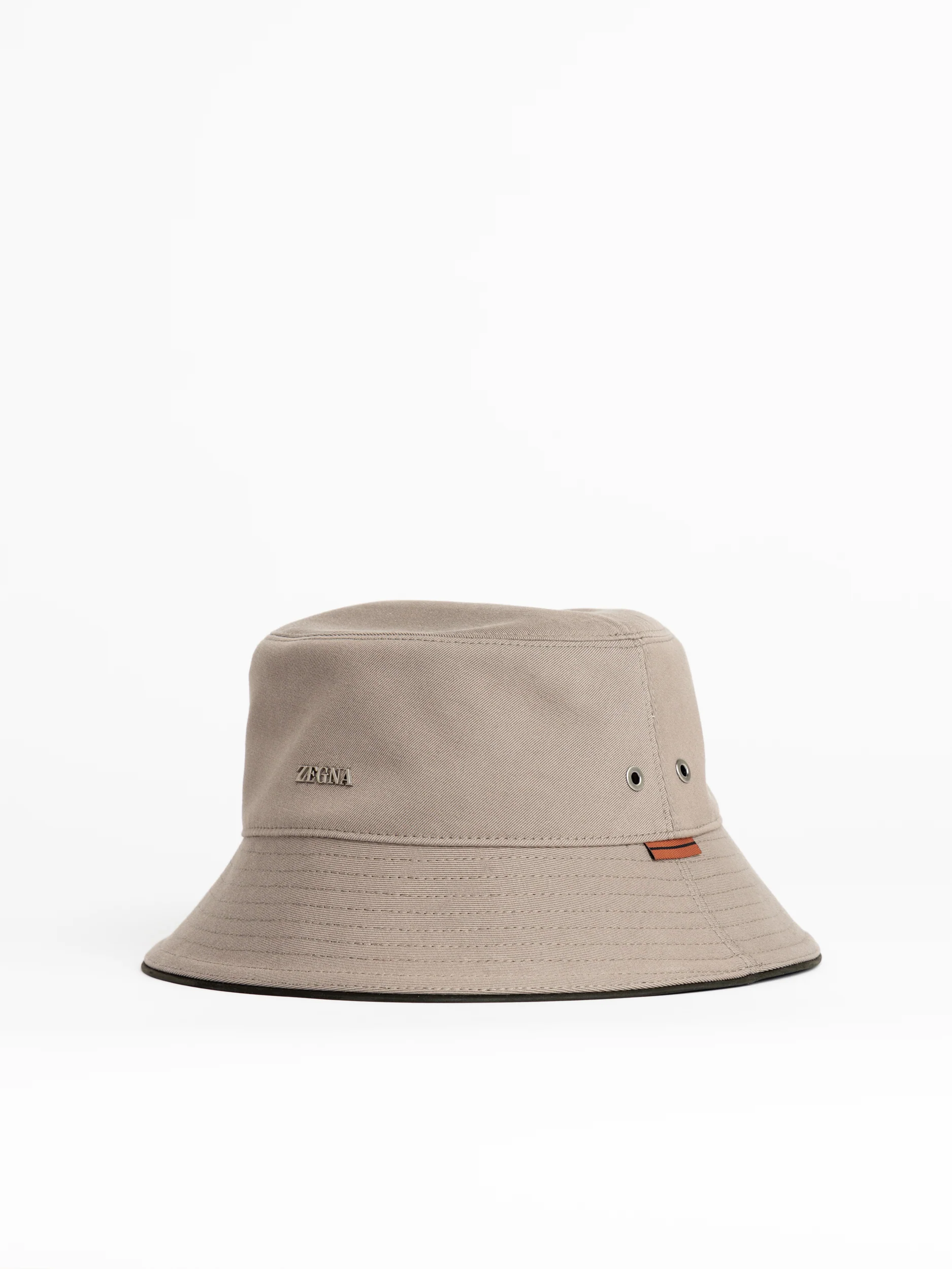 Brown Cotton-Wool Bucket Hat - Image 2