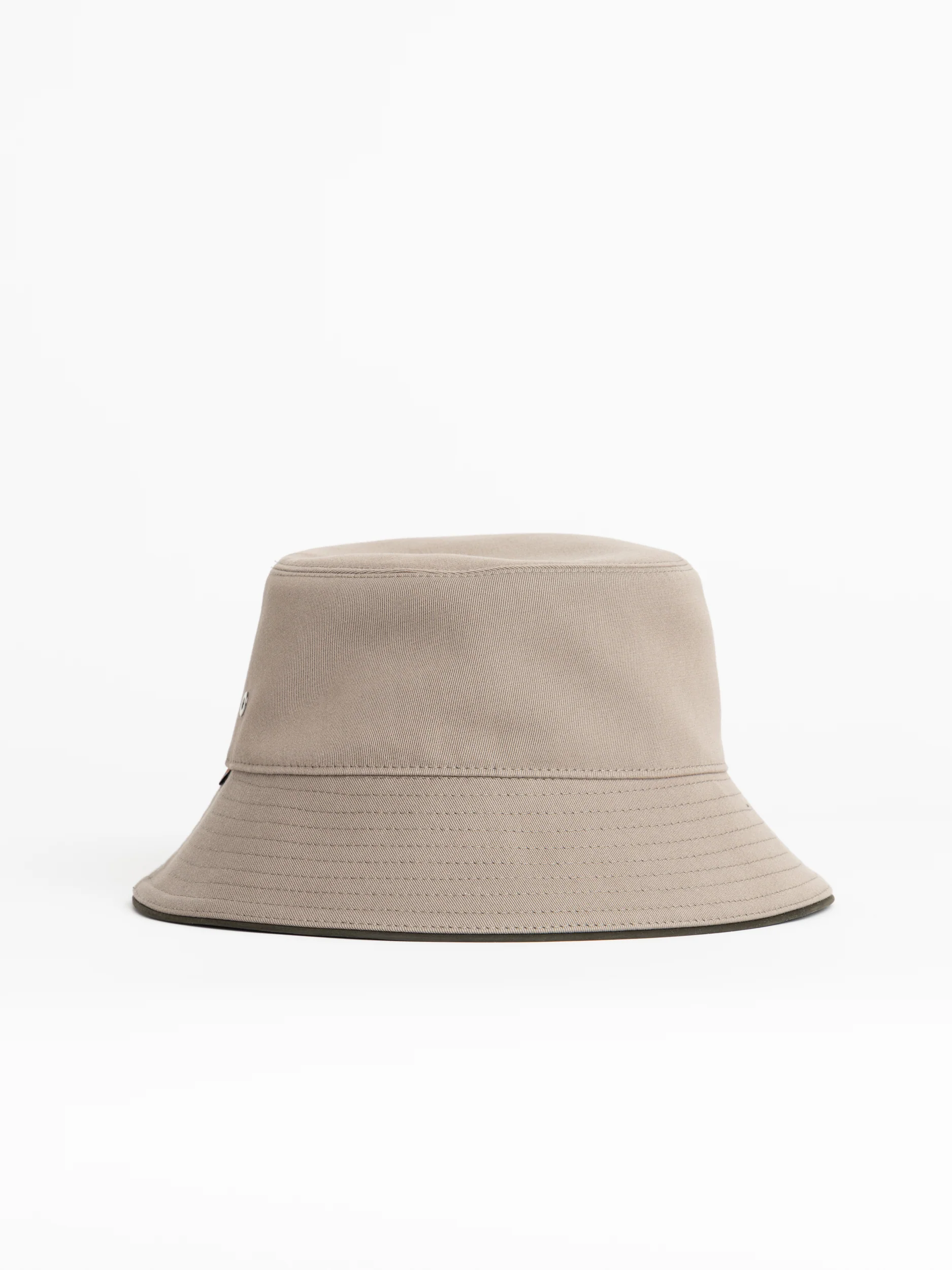 Brown Cotton-Wool Bucket Hat - Image 3