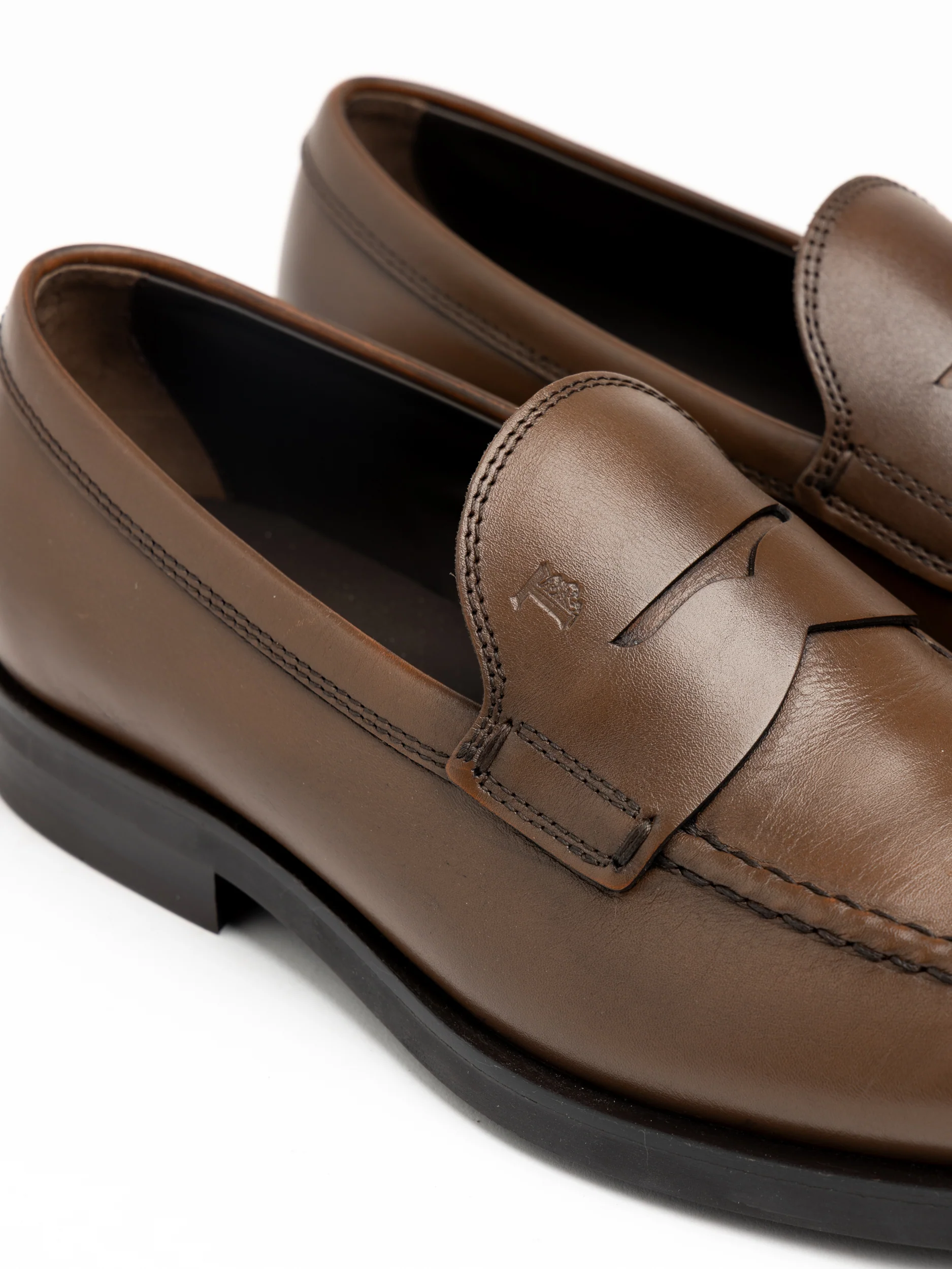 Brown Leather Loafers - Image 3