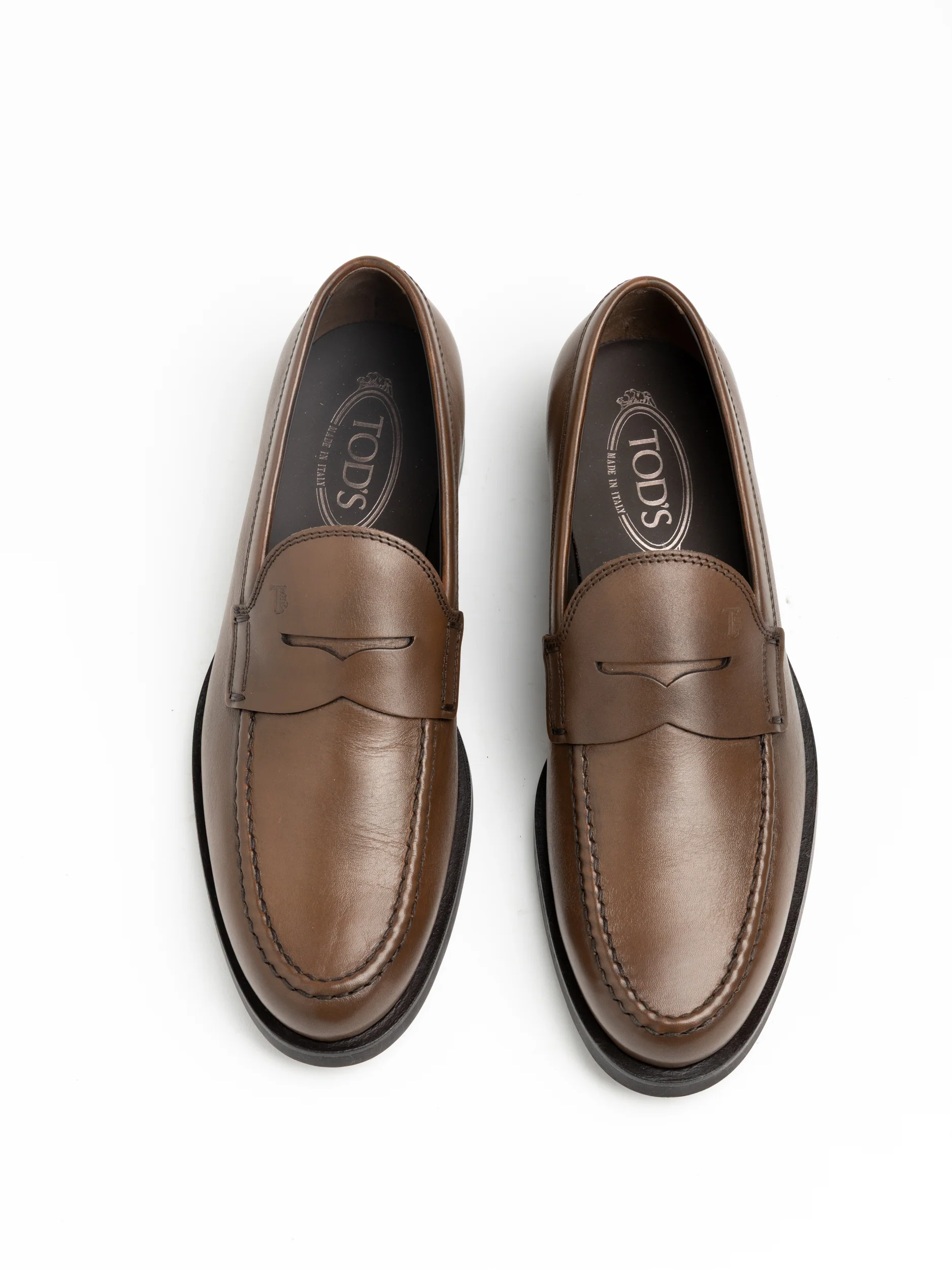 Brown Leather Loafers - Image 4