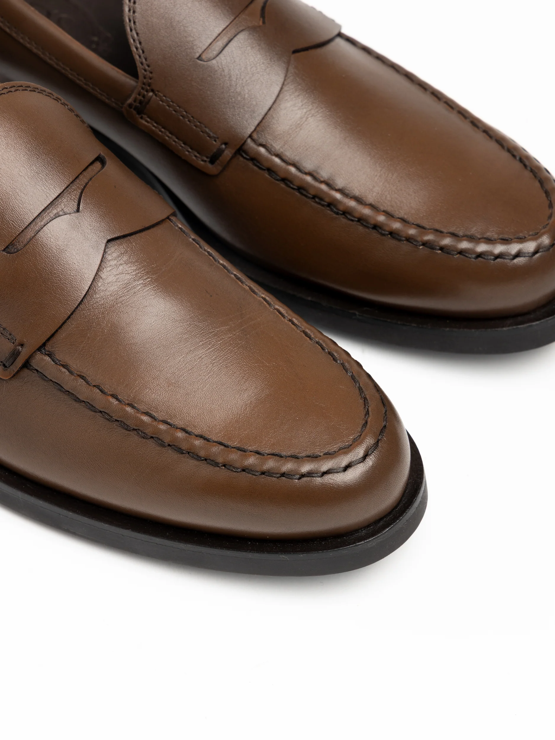 Brown Leather Loafers - Image 5