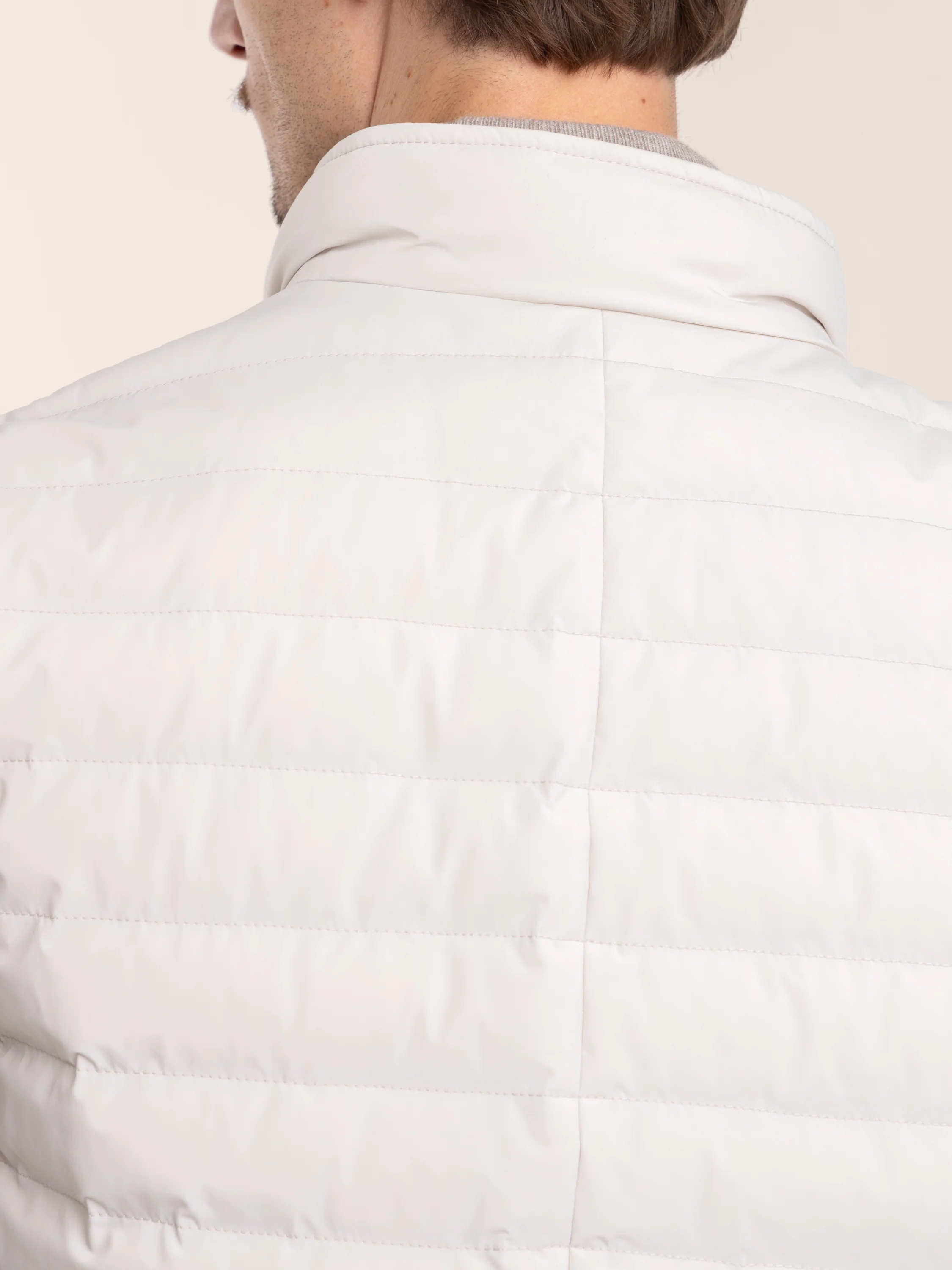 Ivory Lightweight Down Vest - Image 4