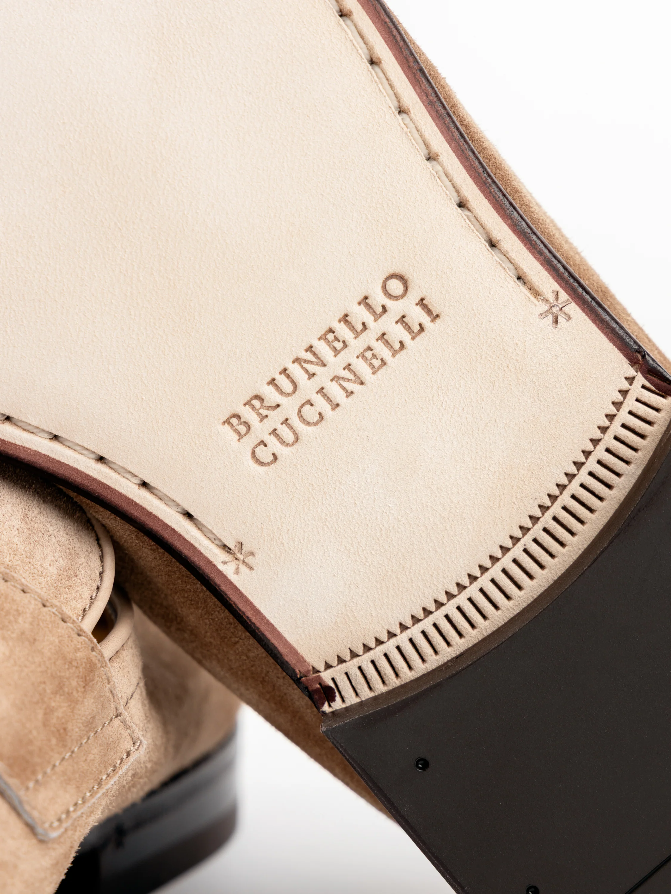 Light Brown Suede Soft Penny Loafers - Image 2