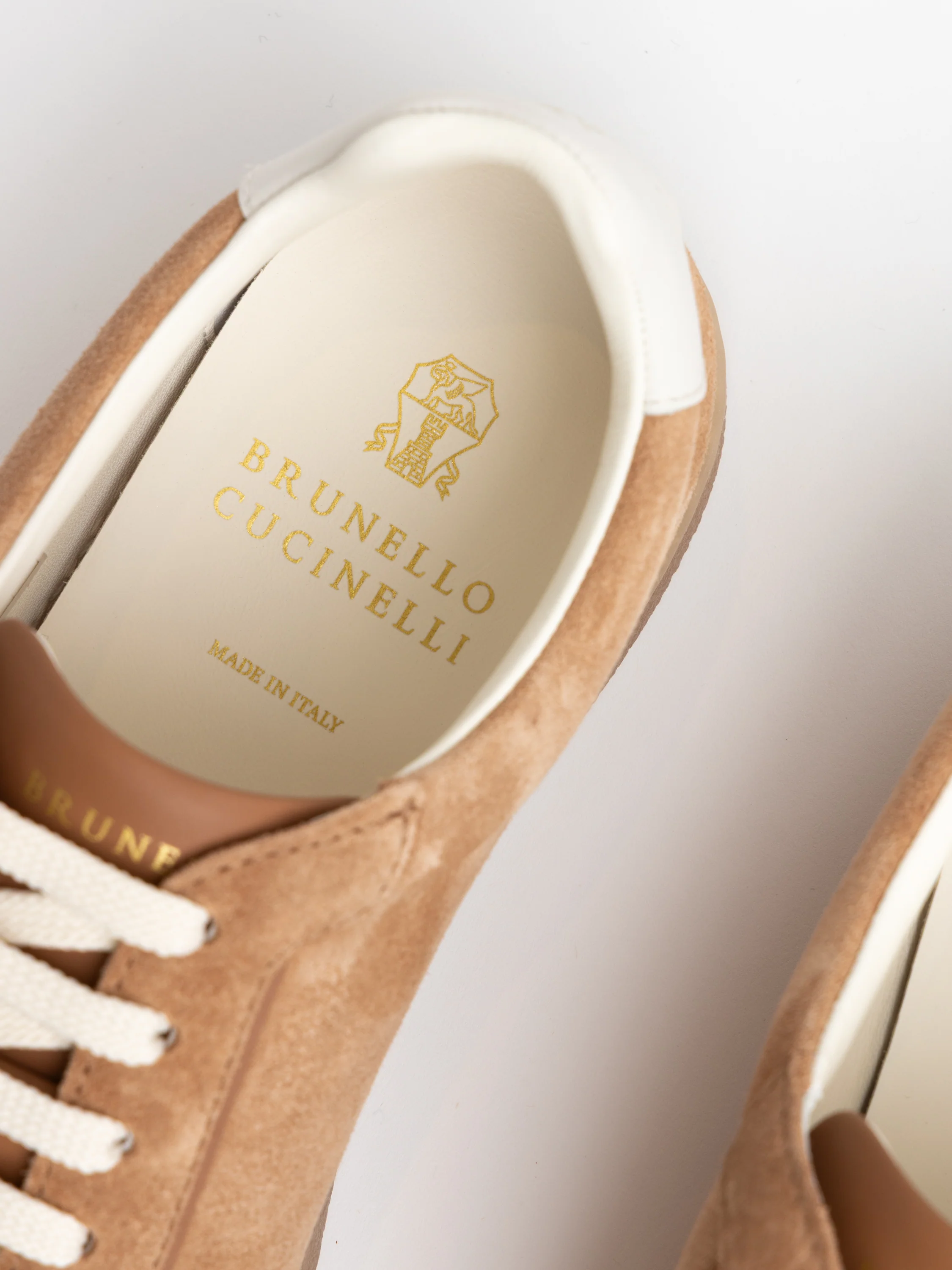 Light Brown Suede Sneakers - Image 4