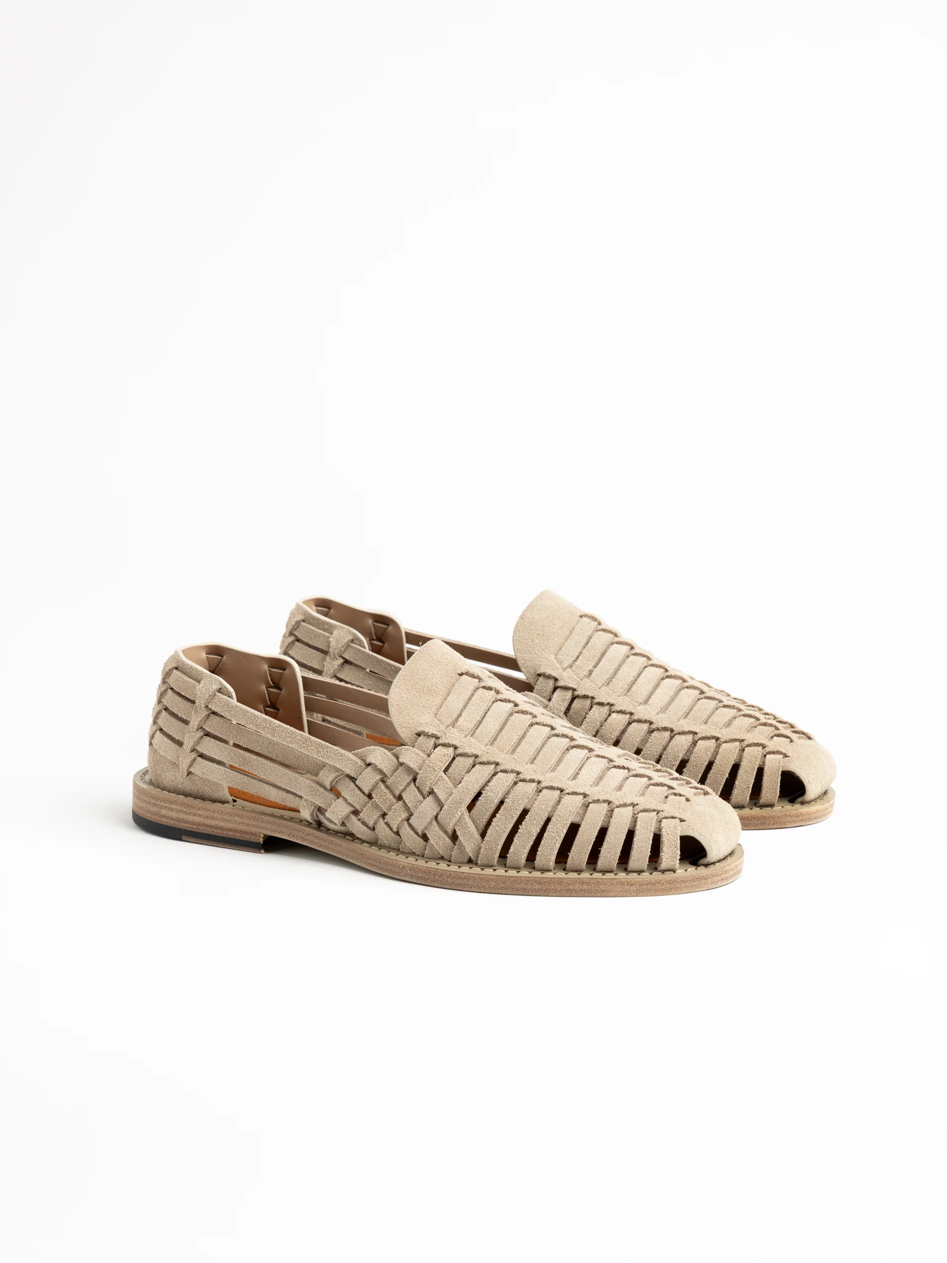 Woven Suede Sandal