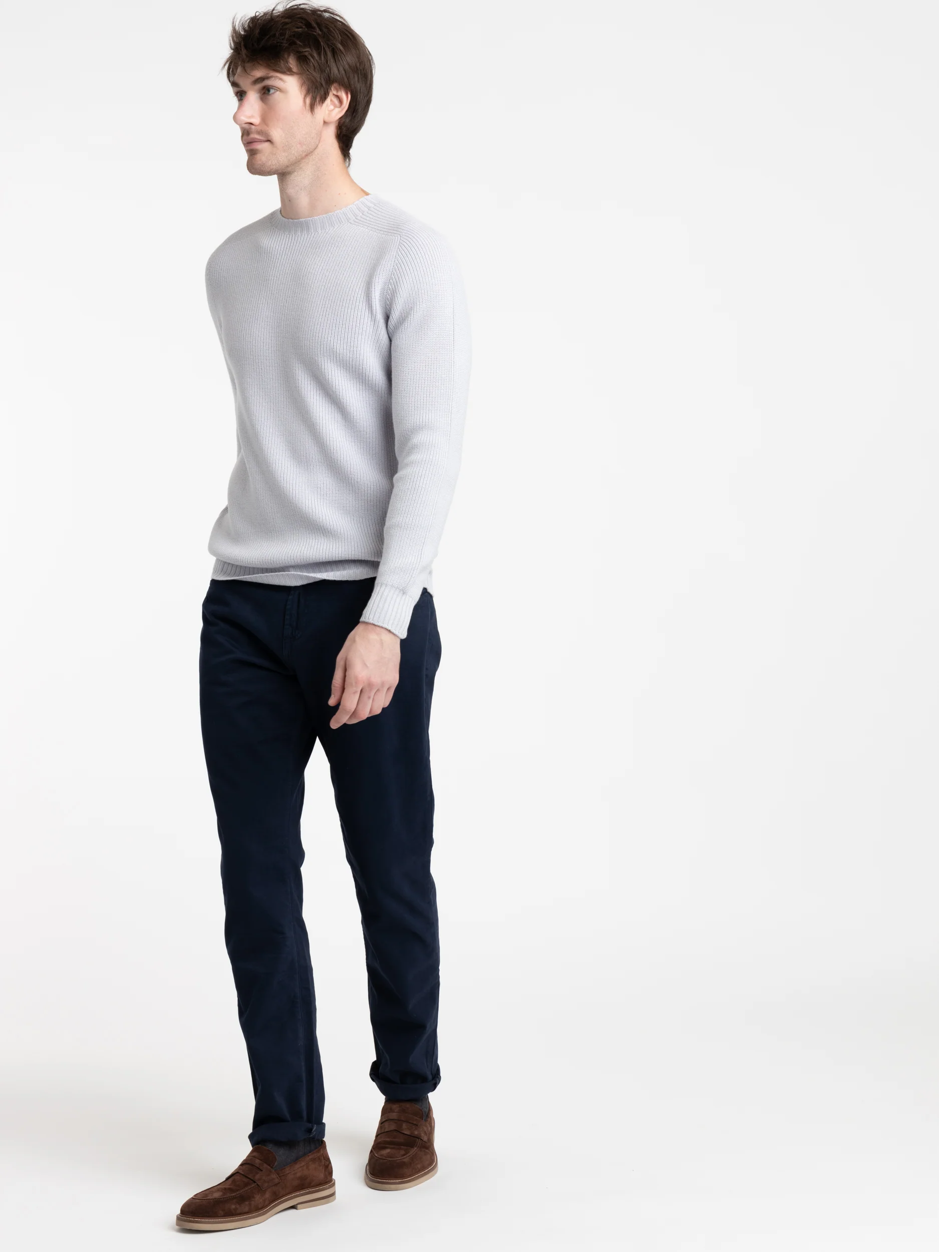 Cloud Purple Rain Wool Crewneck Sweater - Image 2