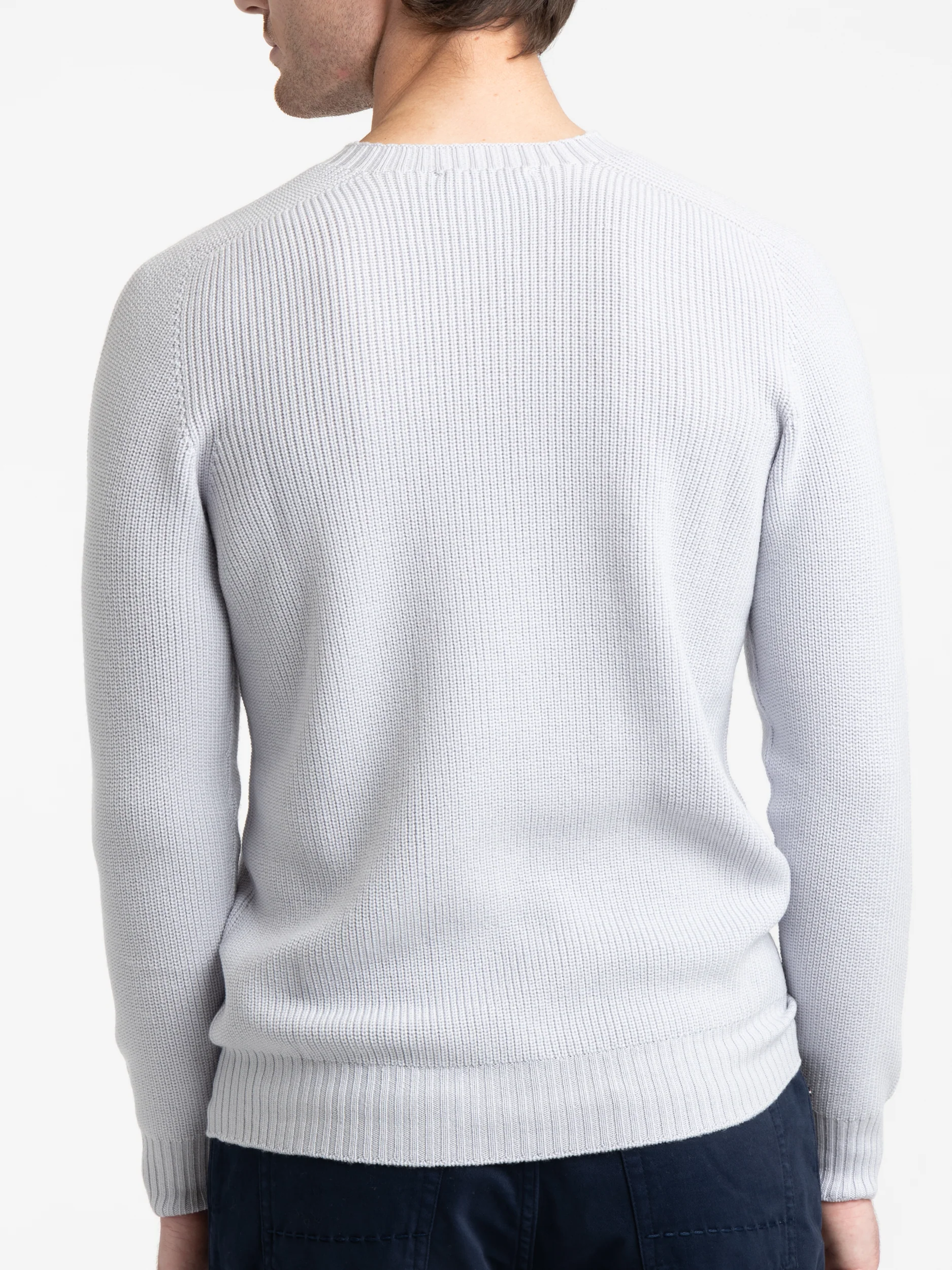 Cloud Purple Rain Wool Crewneck Sweater - Image 4