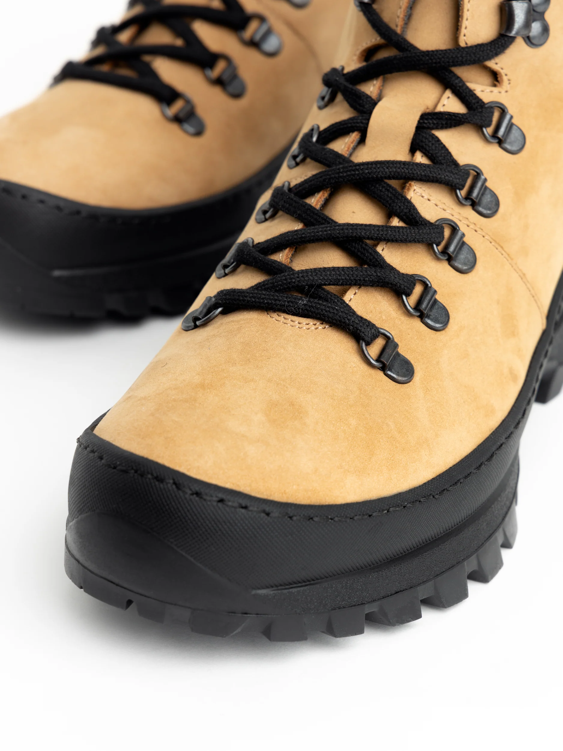Cognac Brown Suede Hiking Boots - Image 6