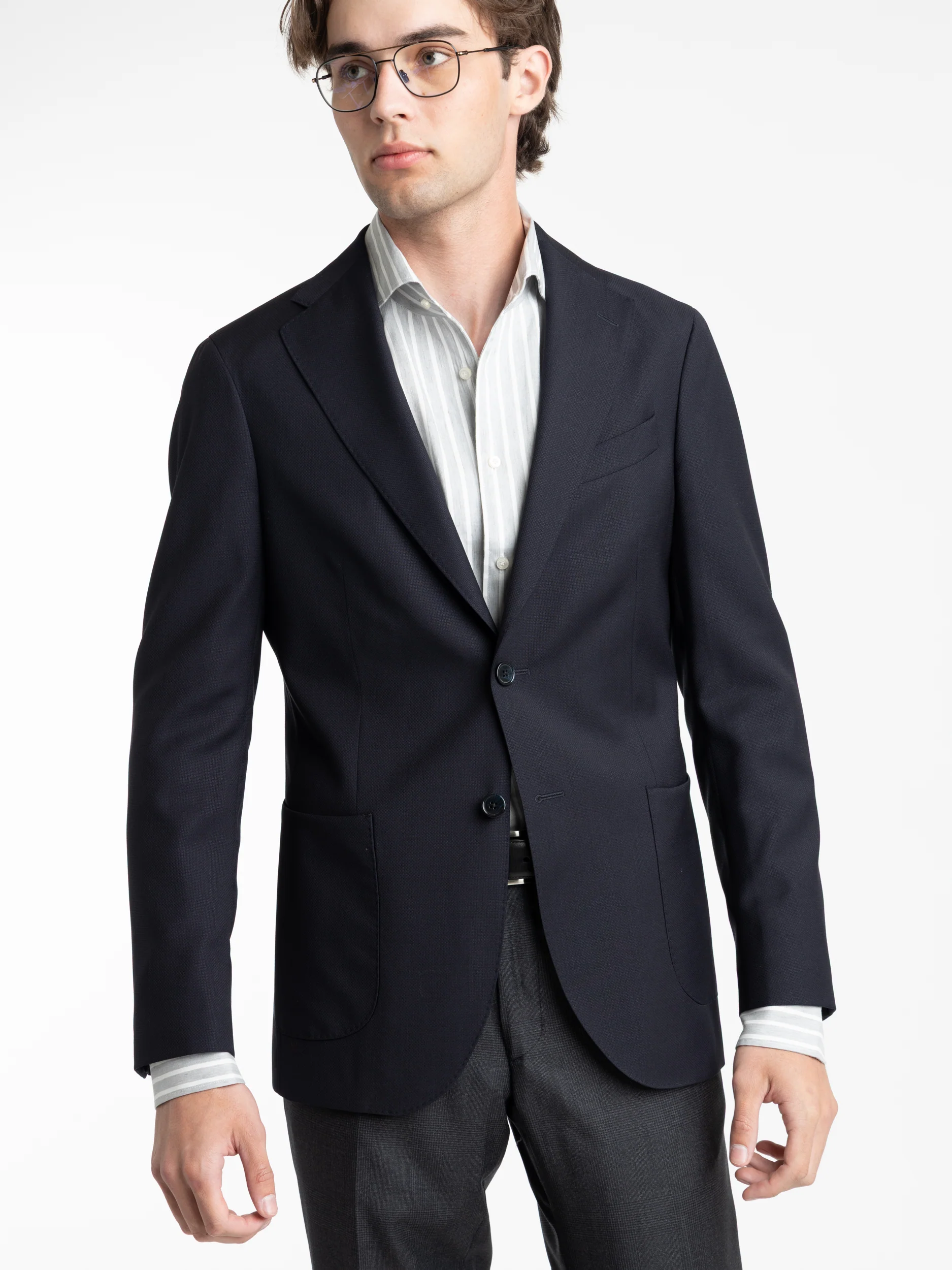 Navy Wool Sport Jacket