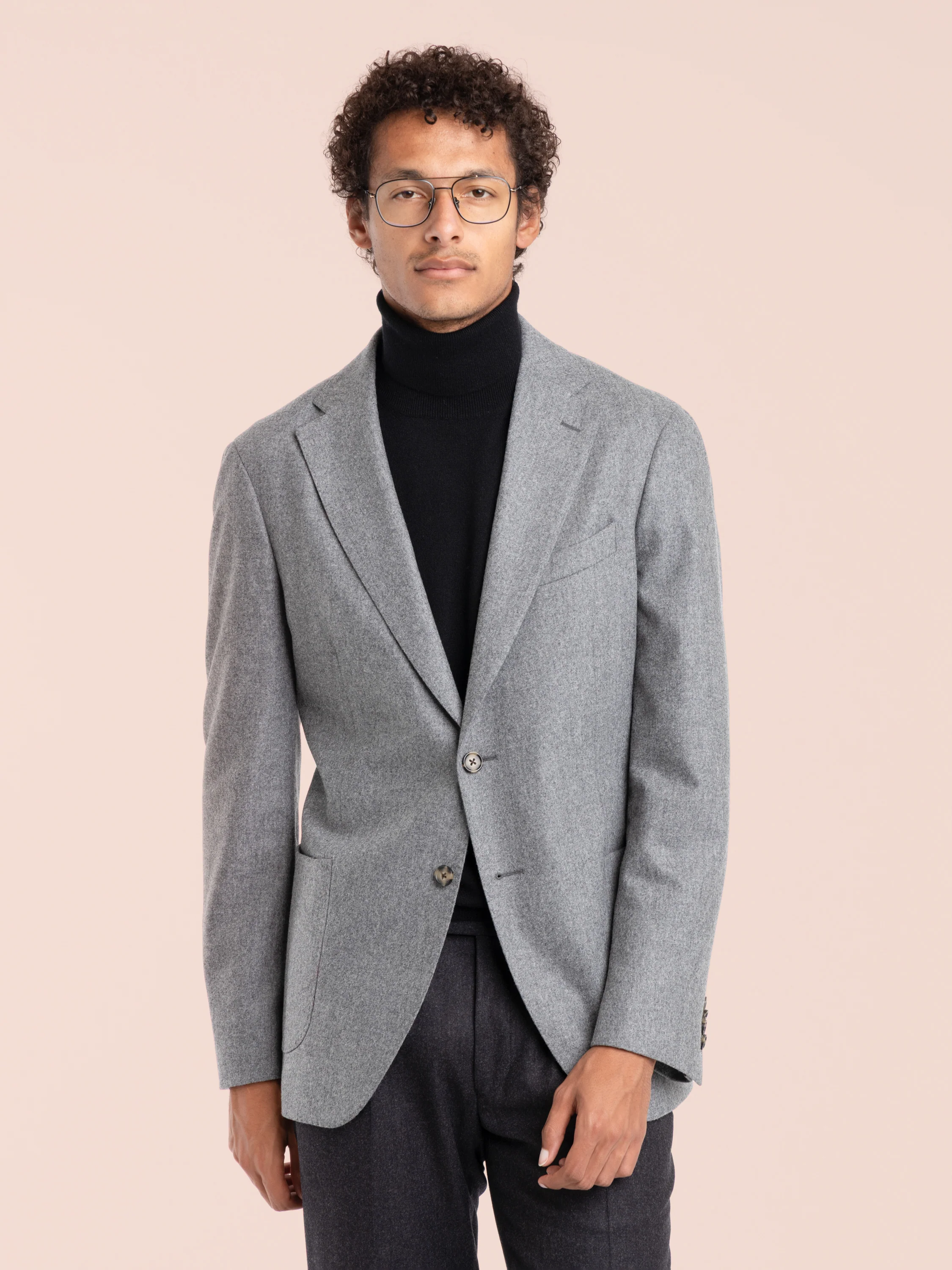 Grey Wool Sport Jacket