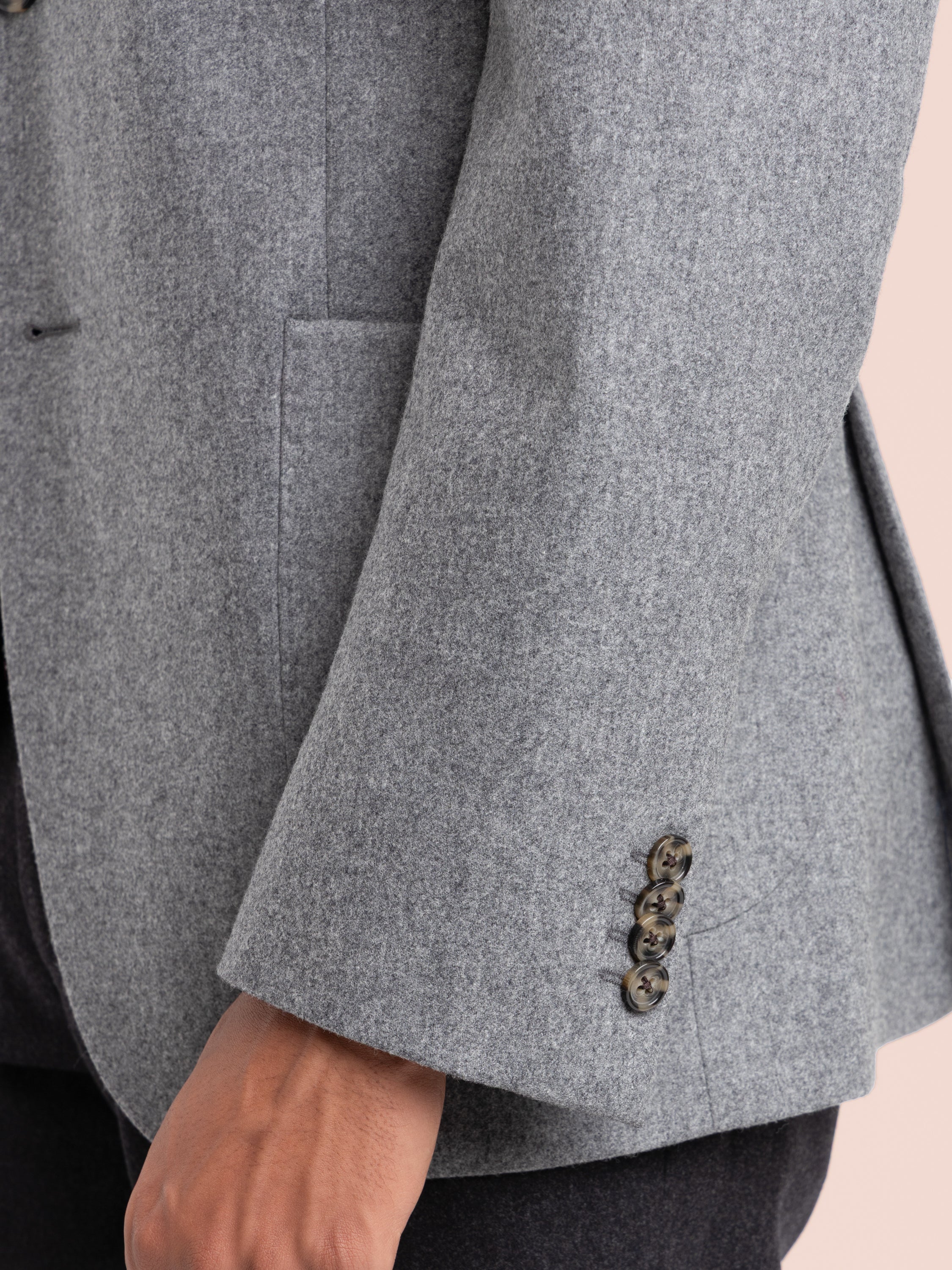 Grey Wool Sport Jacket - Image 5