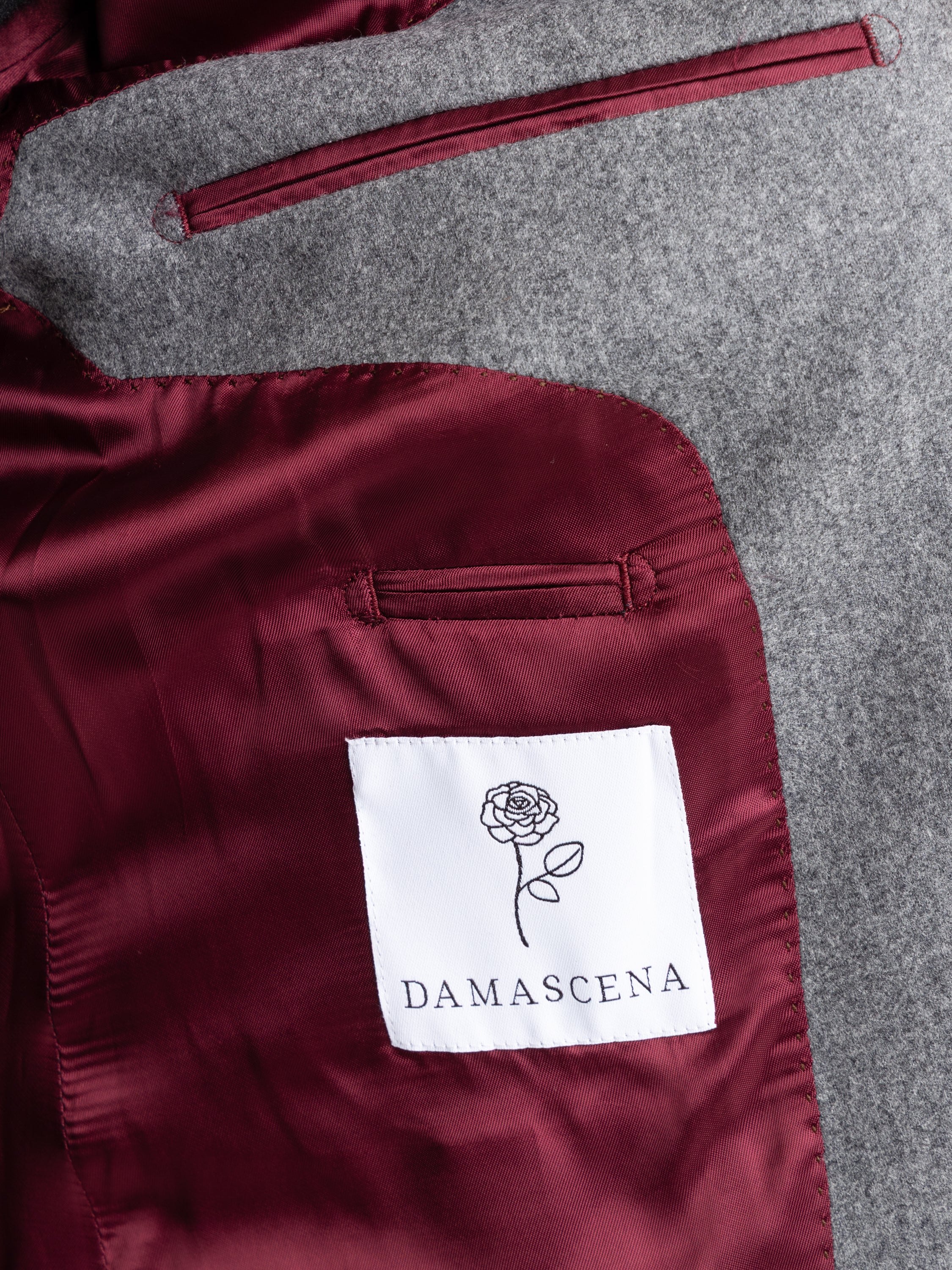Grey Wool Sport Jacket - Image 8