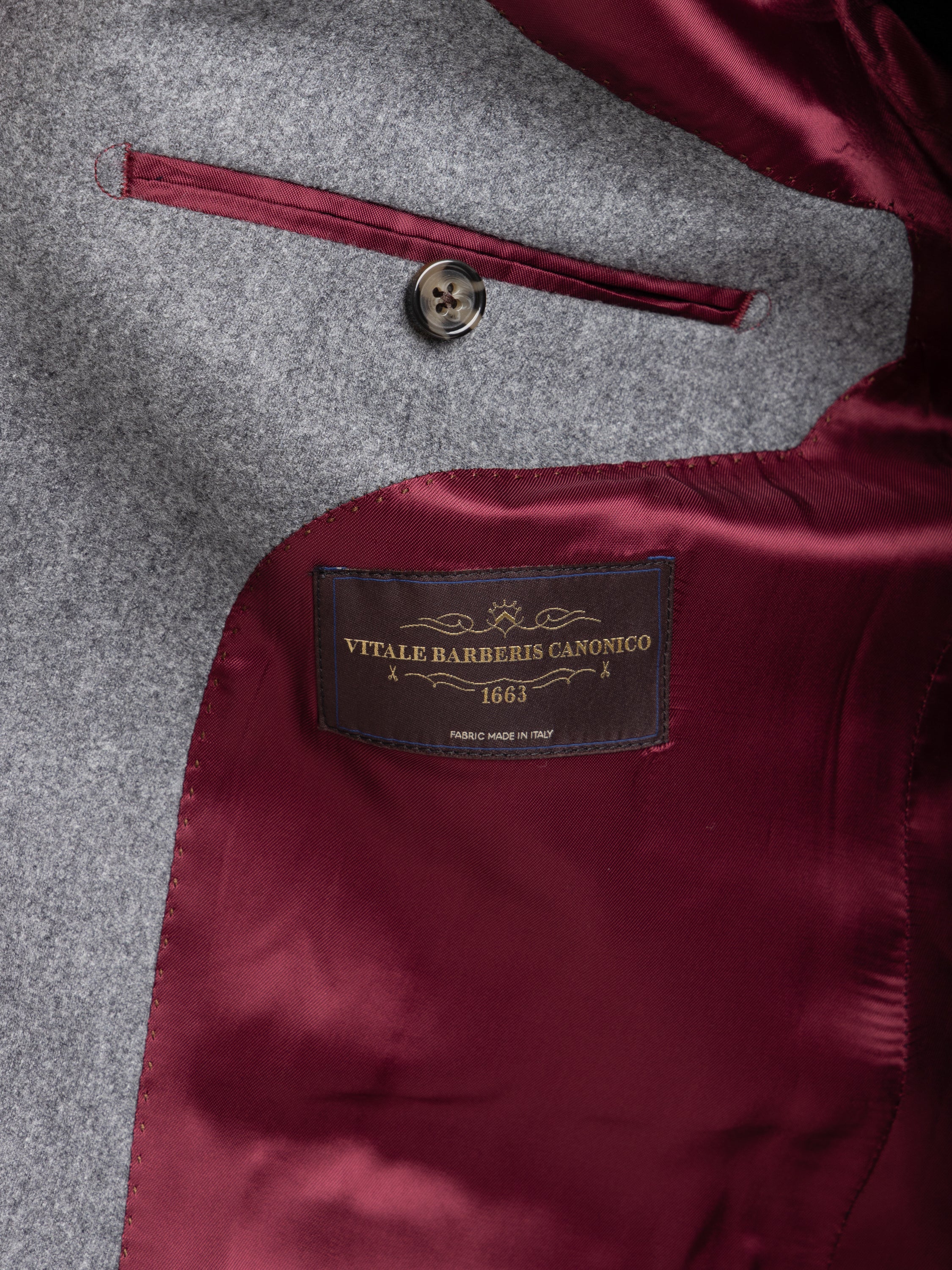 Grey Wool Sport Jacket - Image 9