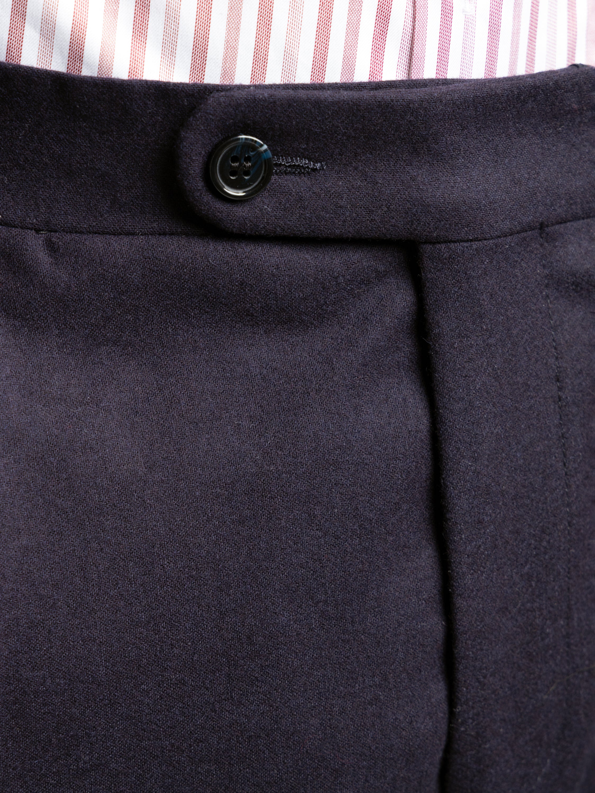 Navy Wool Dress Pant - Image 7