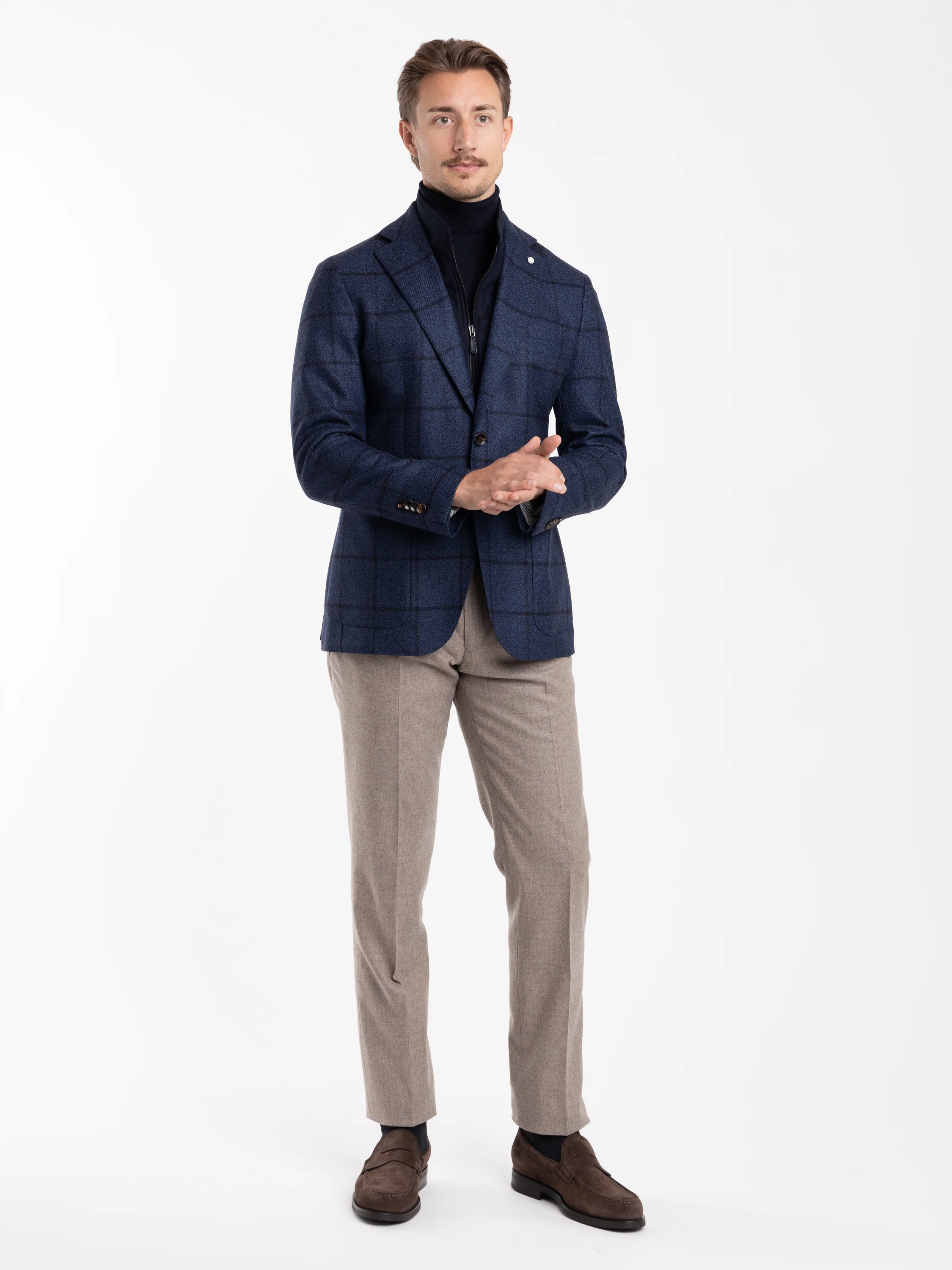 Beige Wool Dress Pant - Image 2
