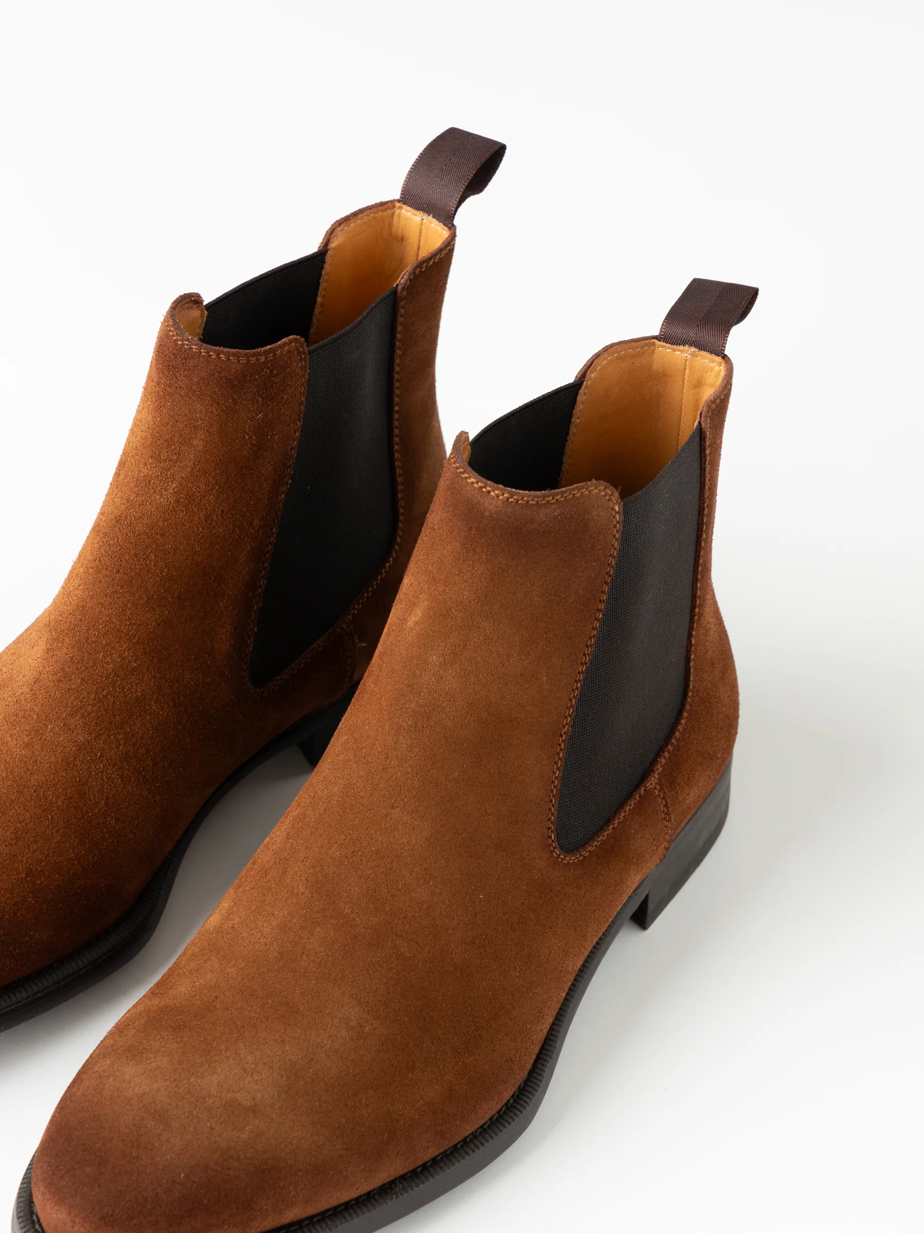 Dark Brown Suede Hanson Chelsea Boot - Image 3