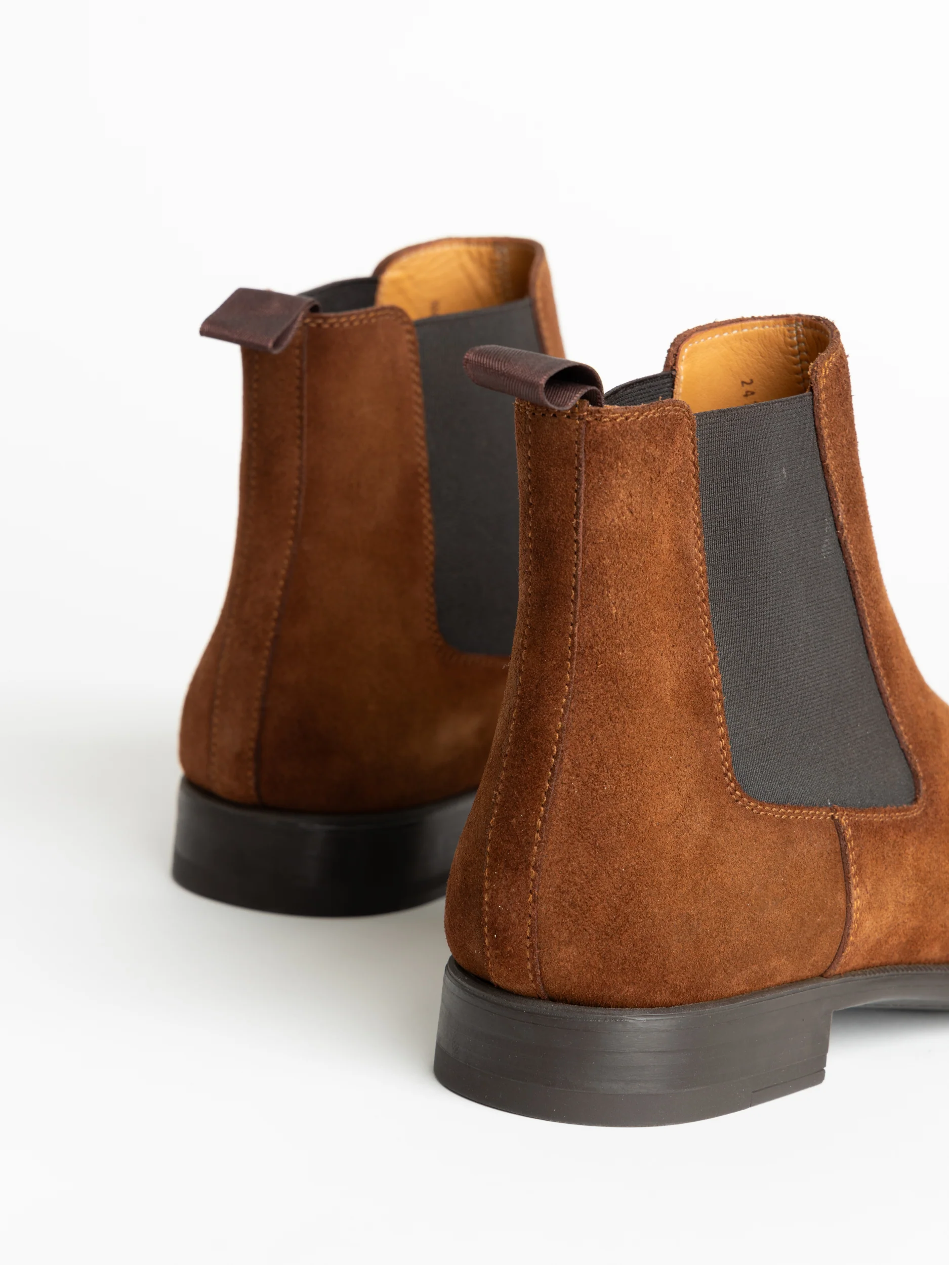 Dark Brown Suede Hanson Chelsea Boot - Image 4