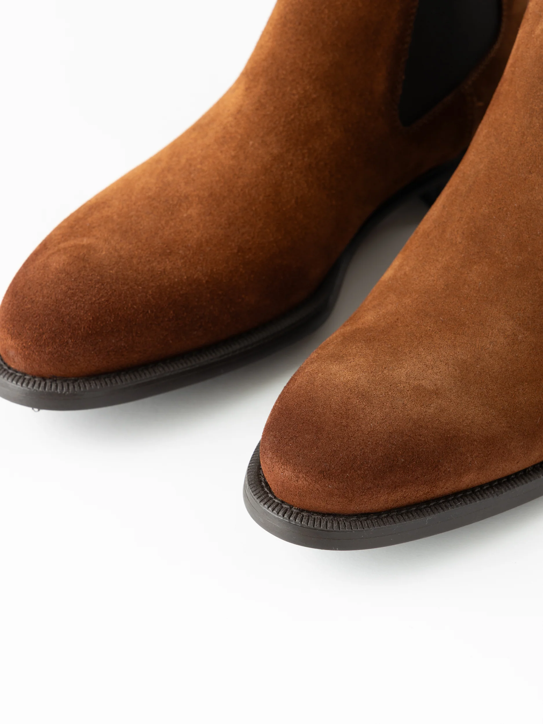 Dark Brown Suede Hanson Chelsea Boot - Image 5
