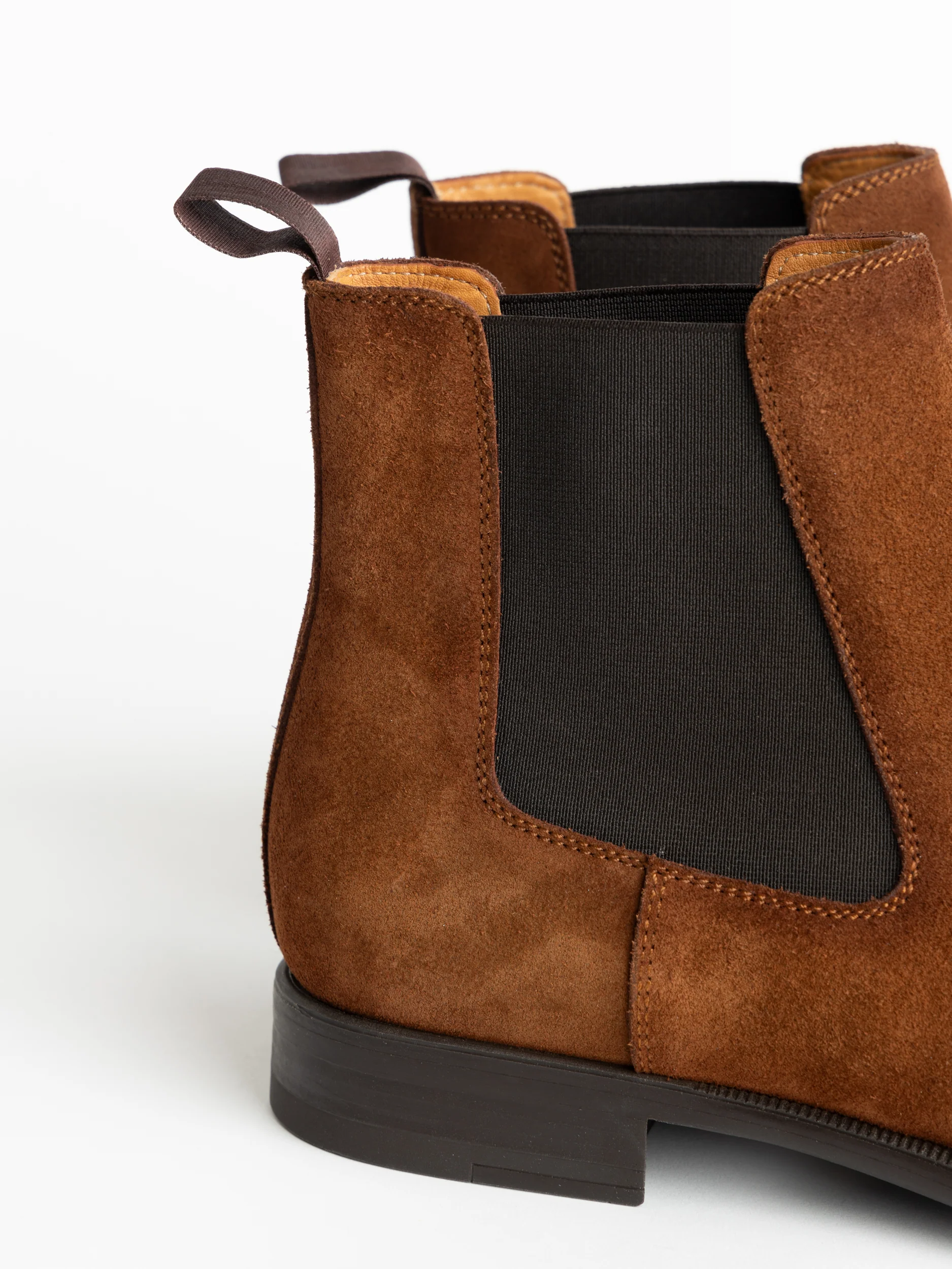 Dark Brown Suede Hanson Chelsea Boot - Image 6
