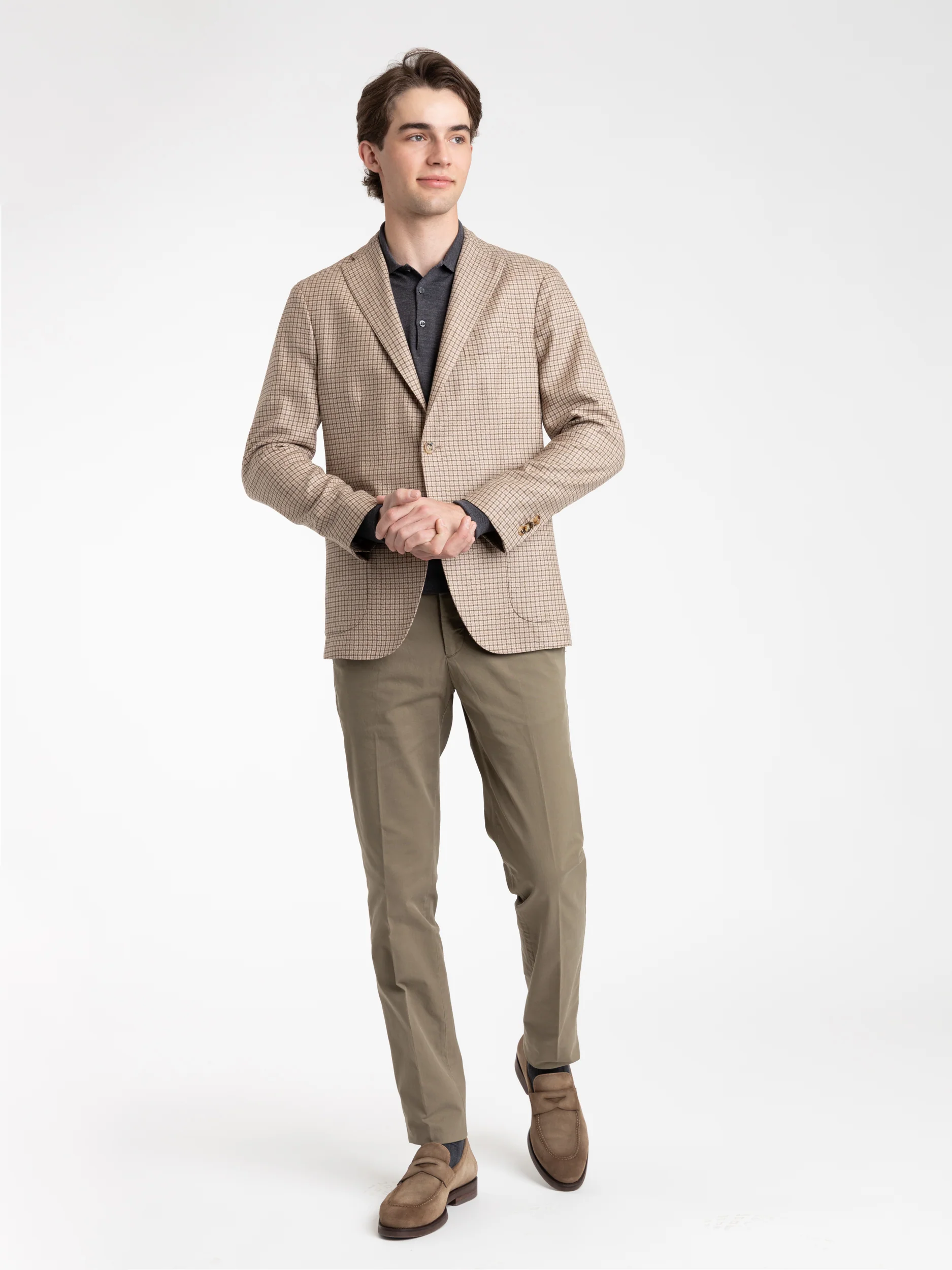 Dover/Pink Micro-Check K-Jacket - Image 2