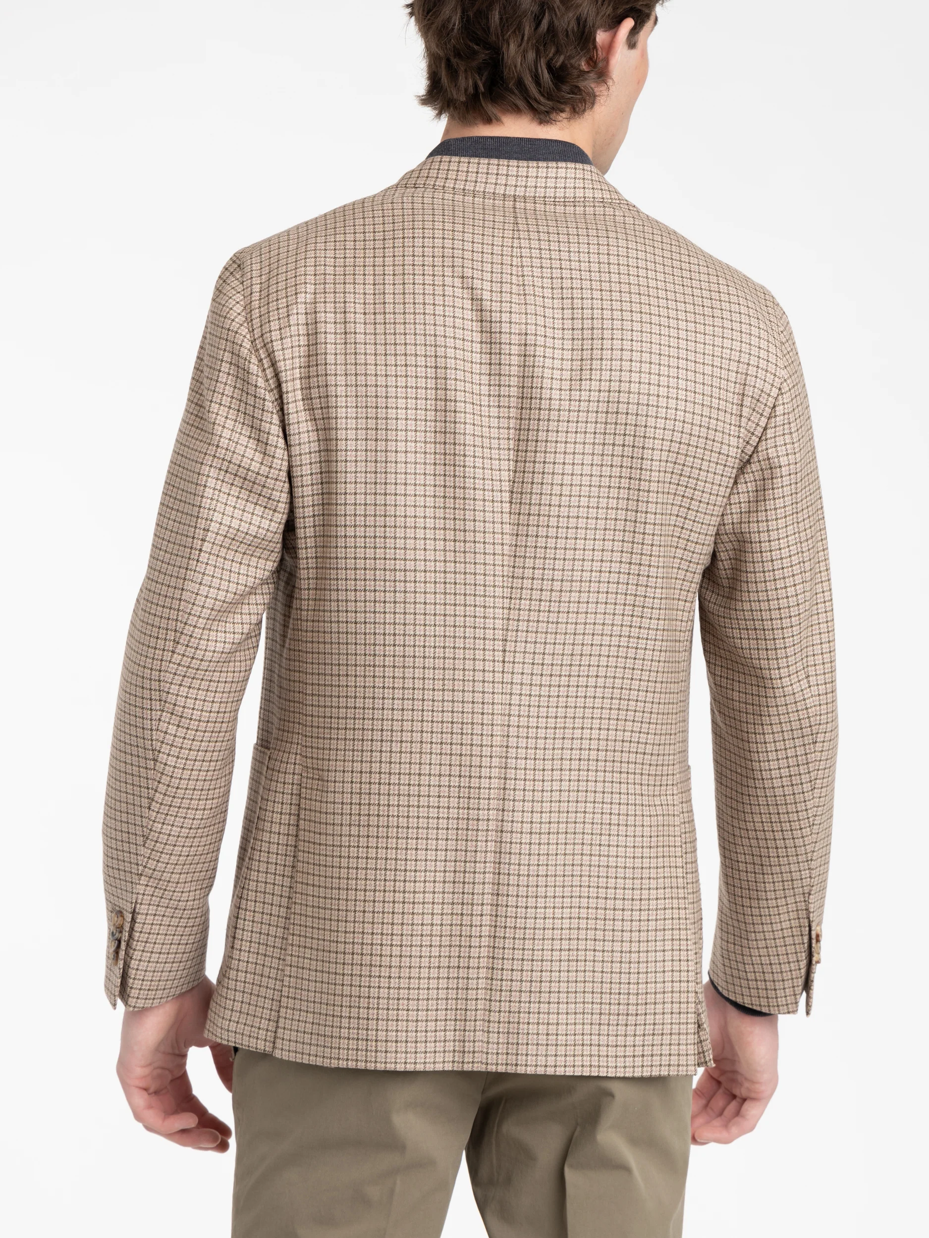 Dover/Pink Micro-Check K-Jacket - Image 4