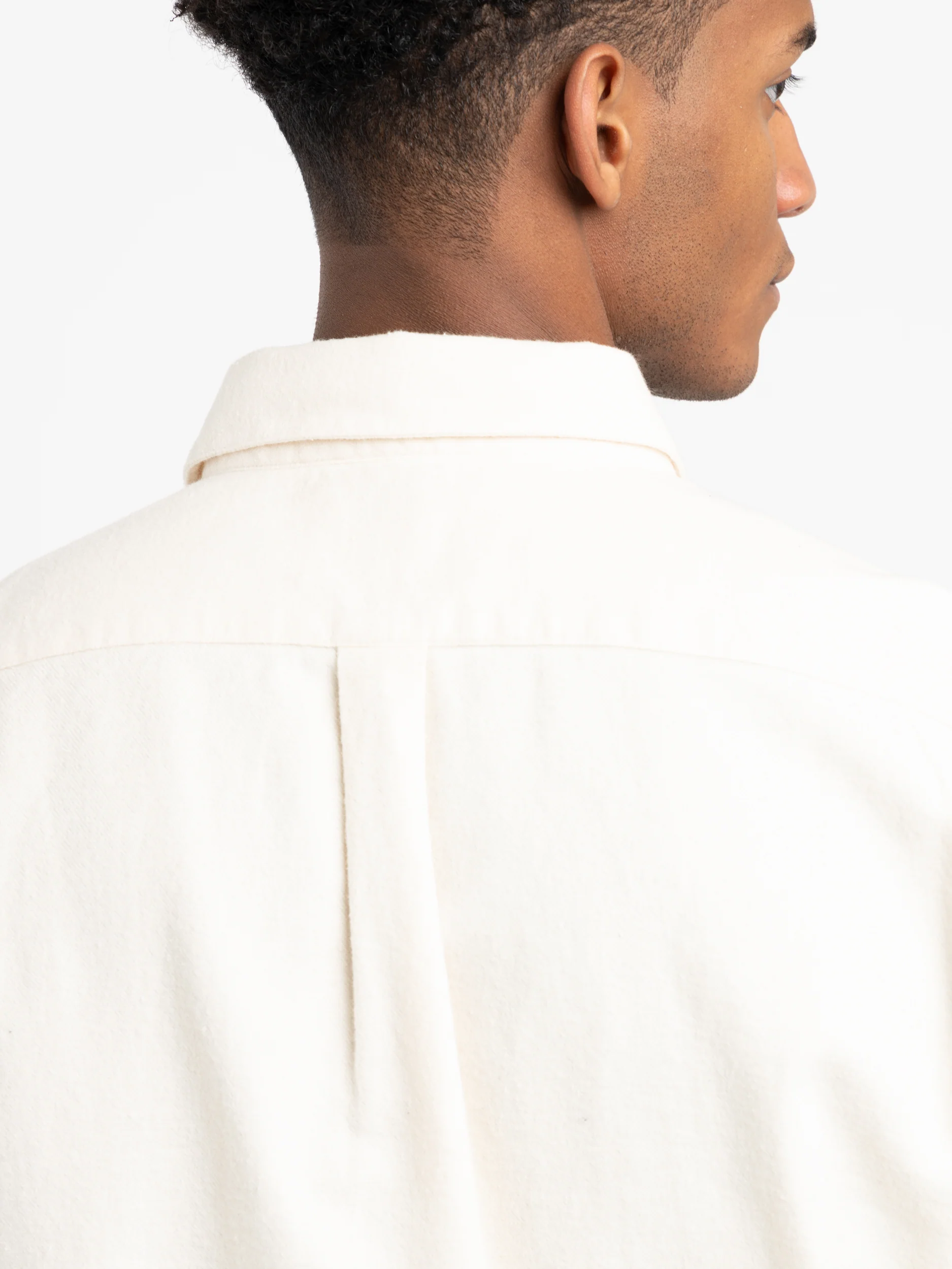 Ecru Teca Flannel Shirt - Image 6