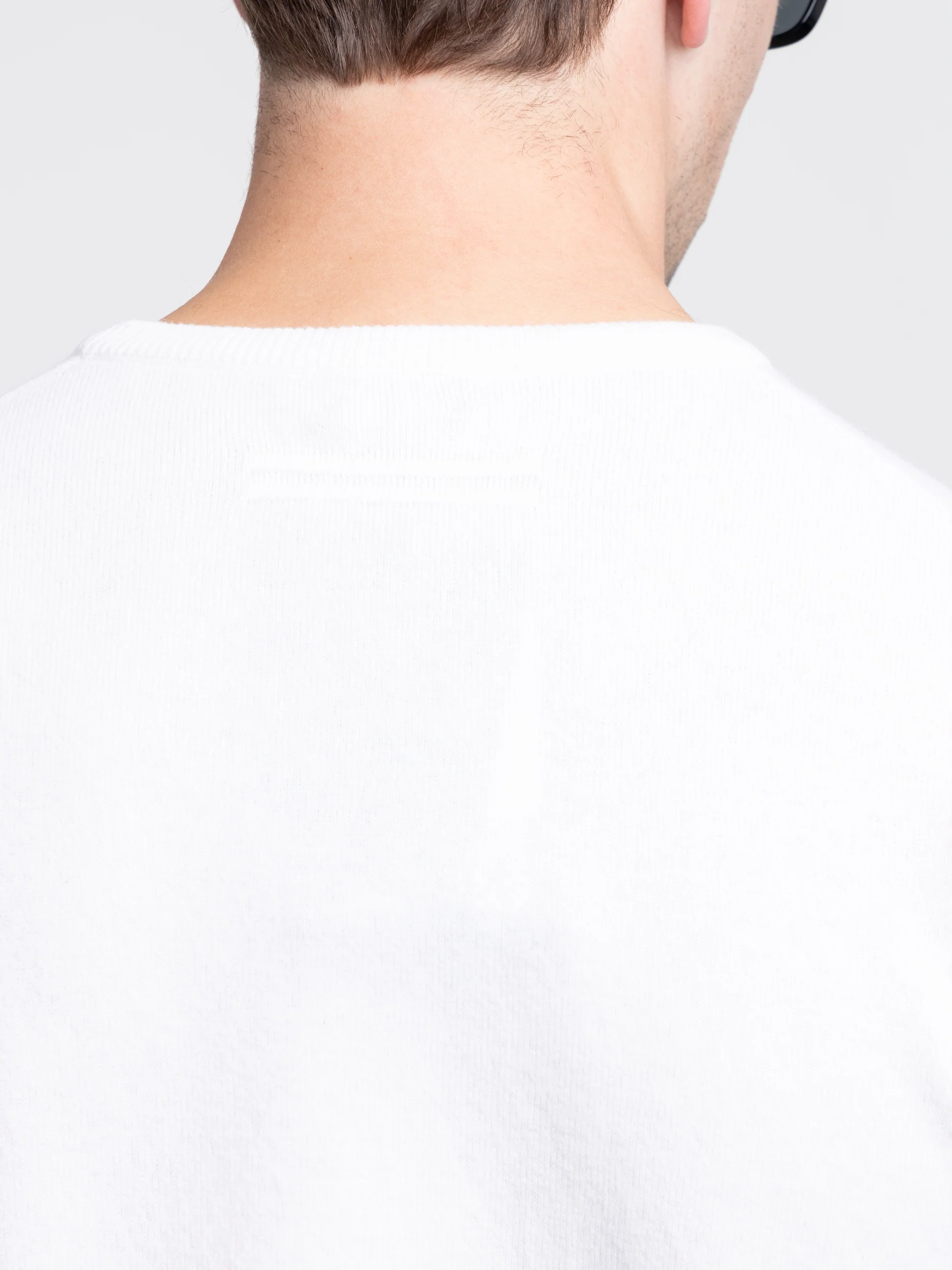 Ecru White Oasi Cashmere Crewneck - Image 7
