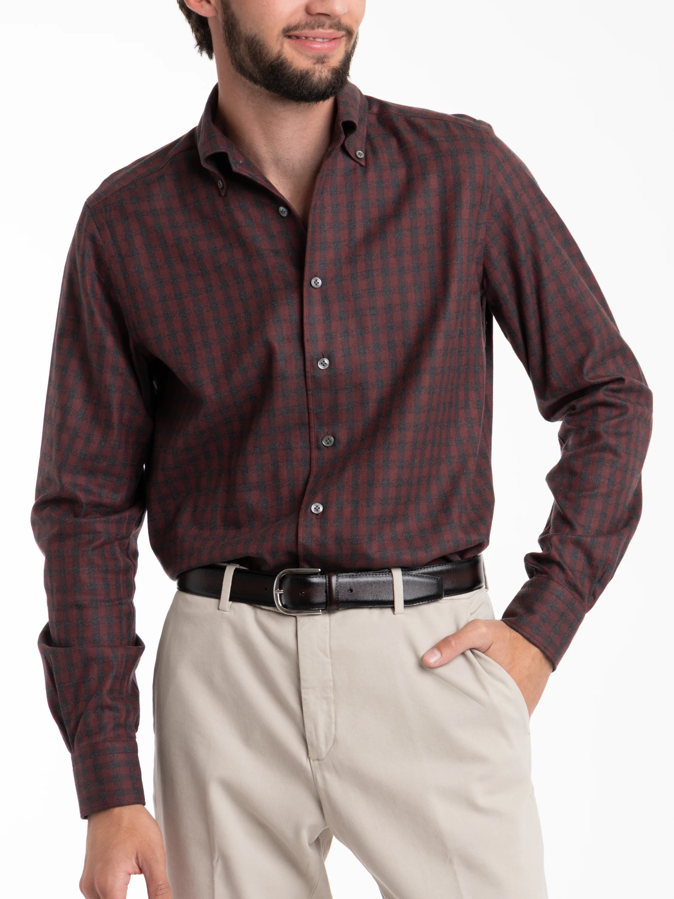 Red Flannel Dress Shirt