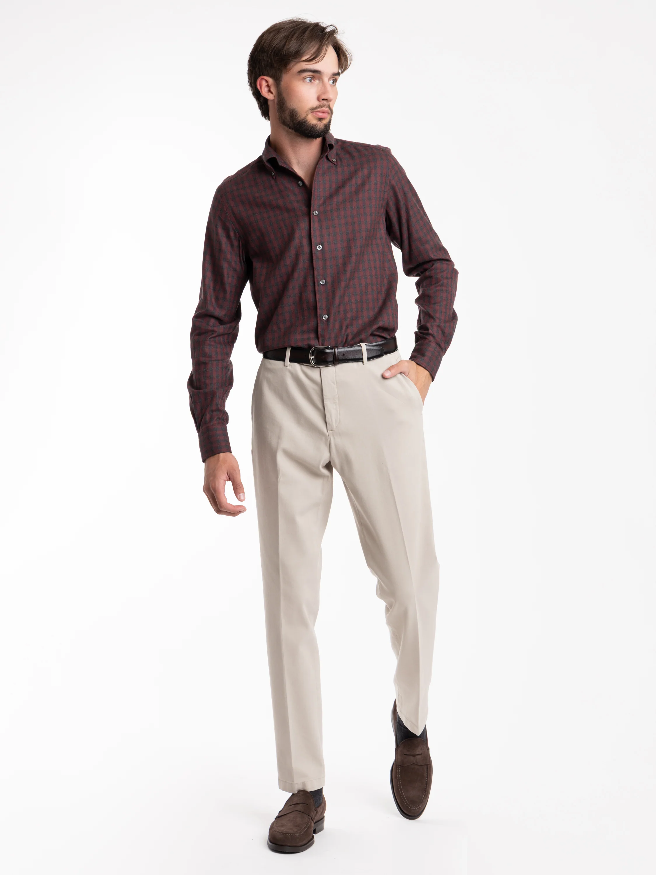 Red Flannel Dress Shirt - Image 2