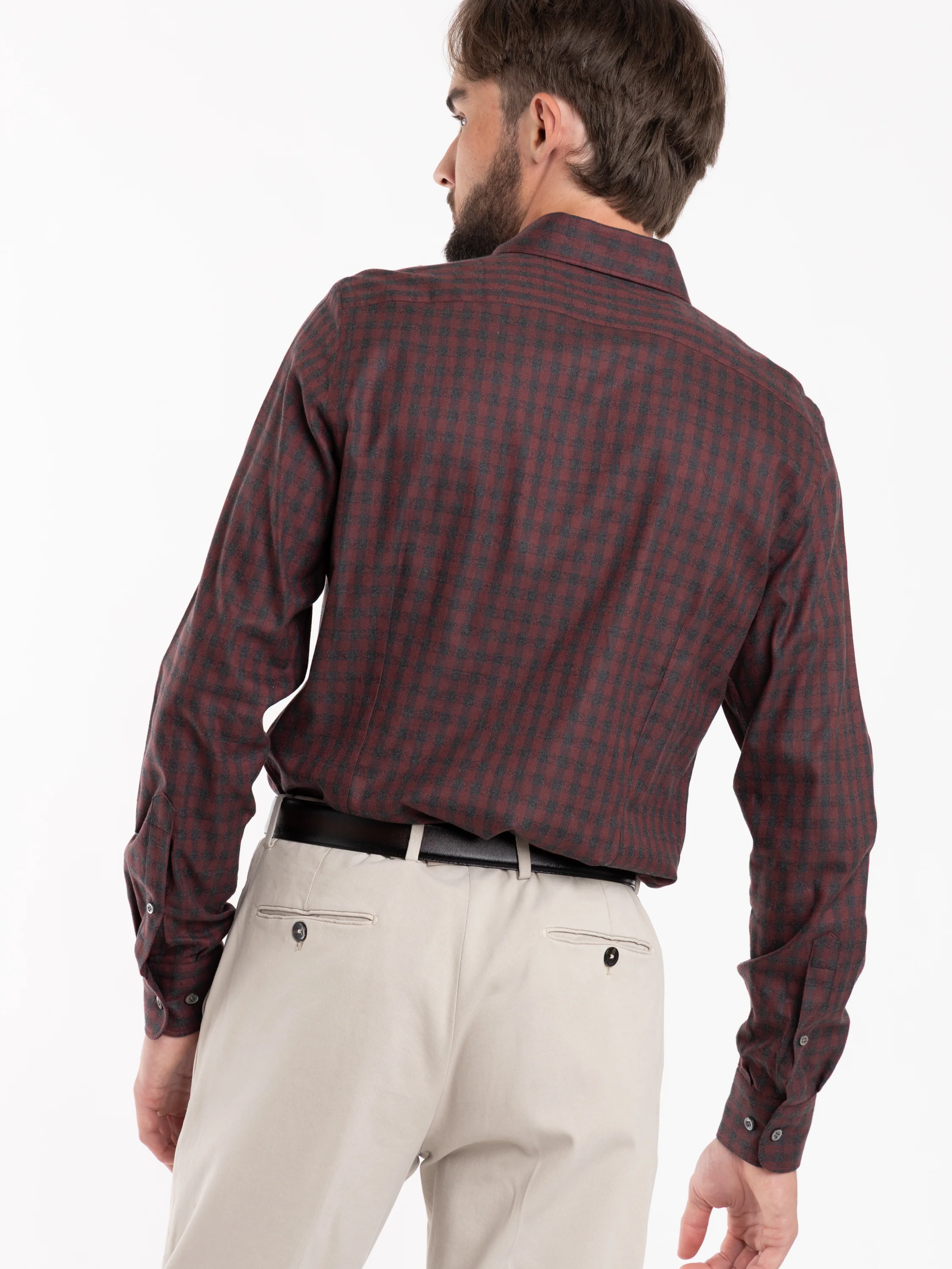 Red Flannel Dress Shirt - Image 4