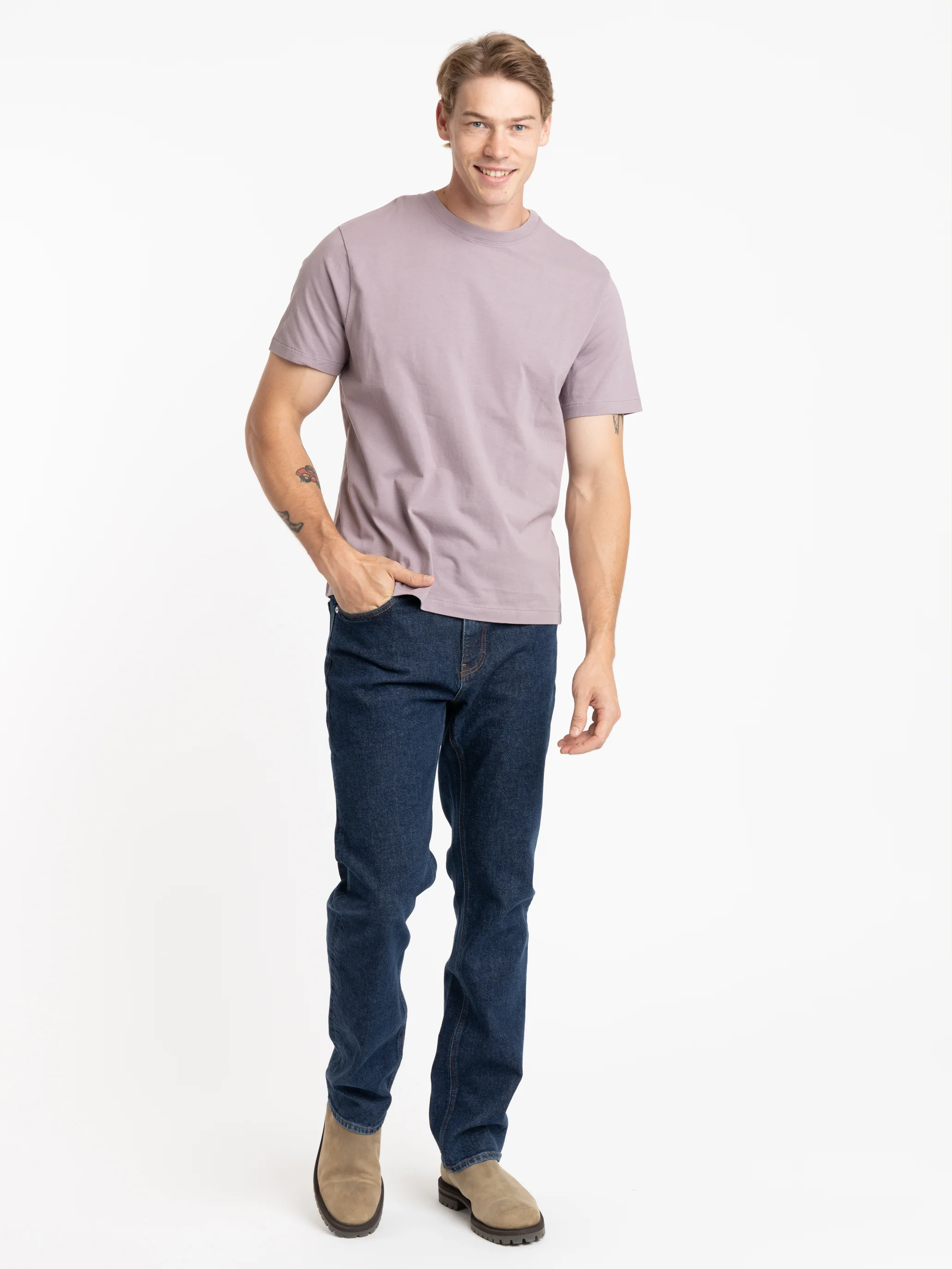Lavendar Cotton Logo Tee - Image 2