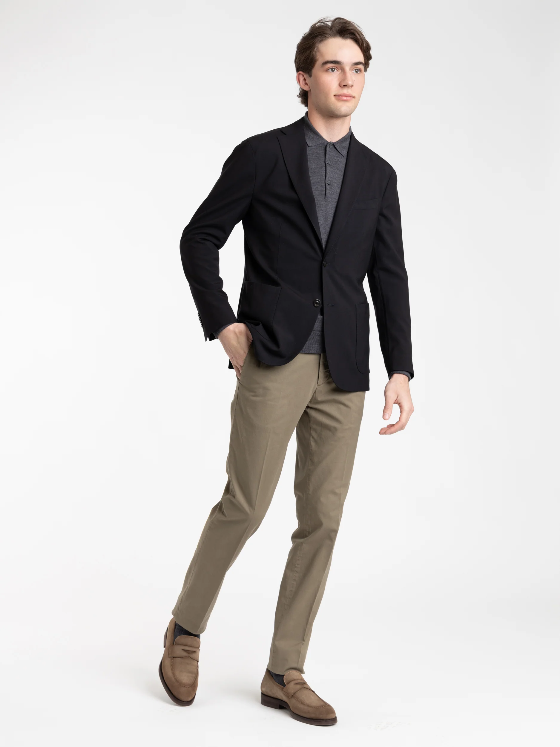 Green Cotton Trousers - Image 2