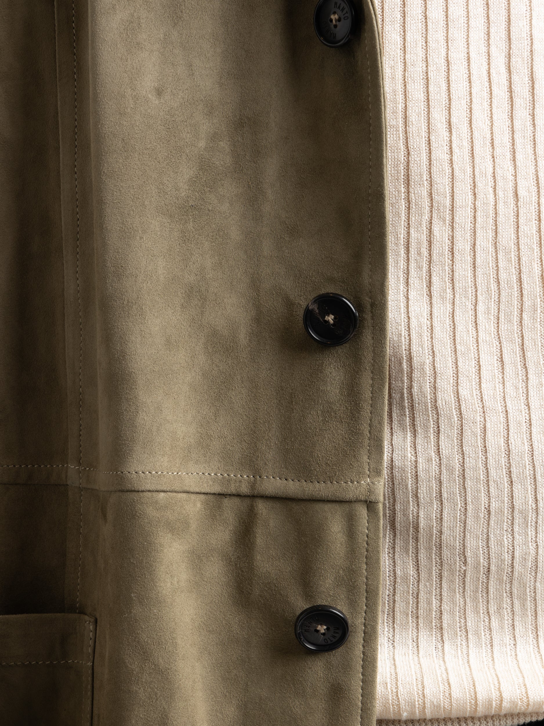 Green Scutum Suede Jacket - Image 8