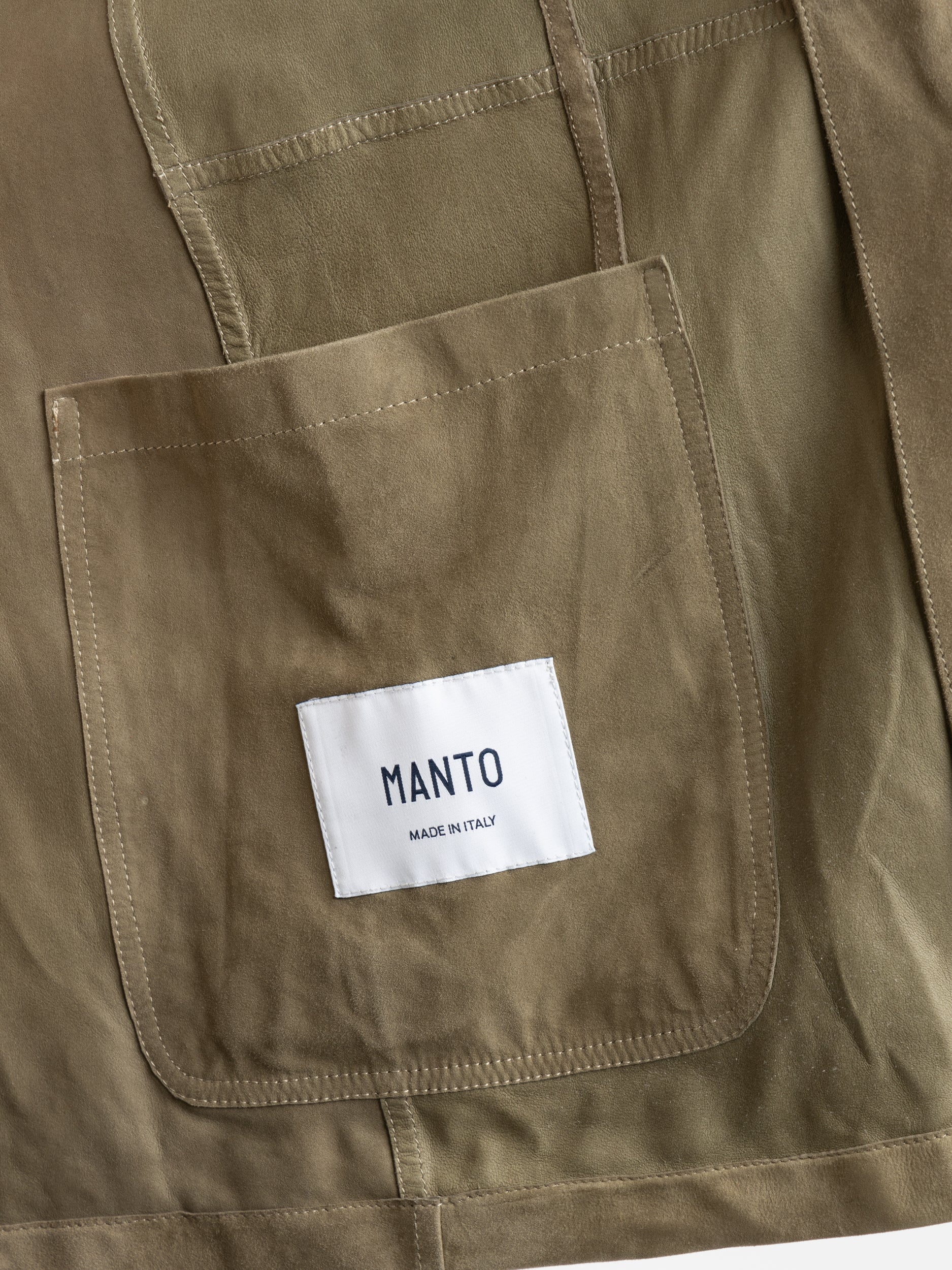 Green Scutum Suede Jacket - Image 9