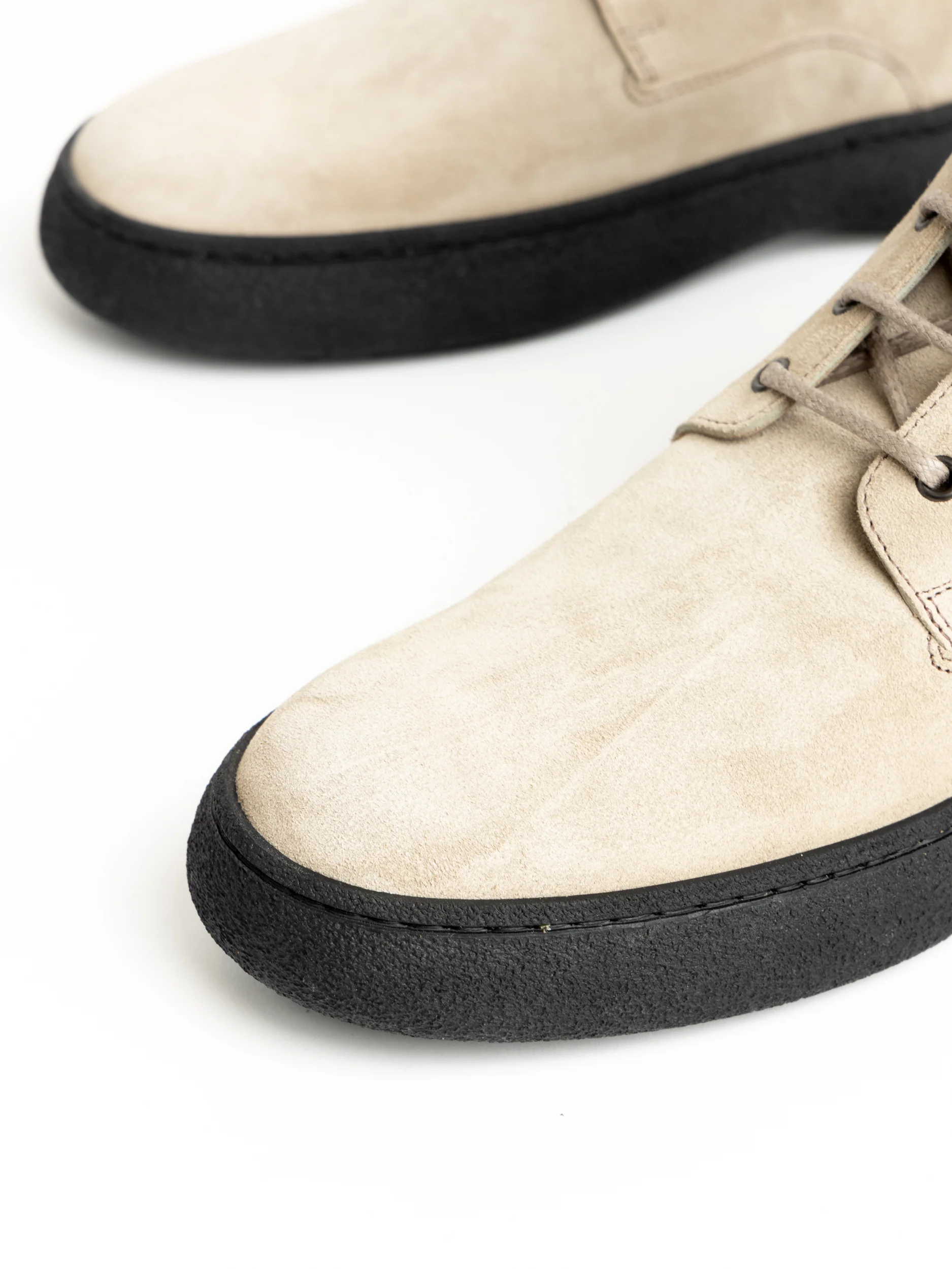 Beige W.G. Lace-Up Suede Boots - Image 4