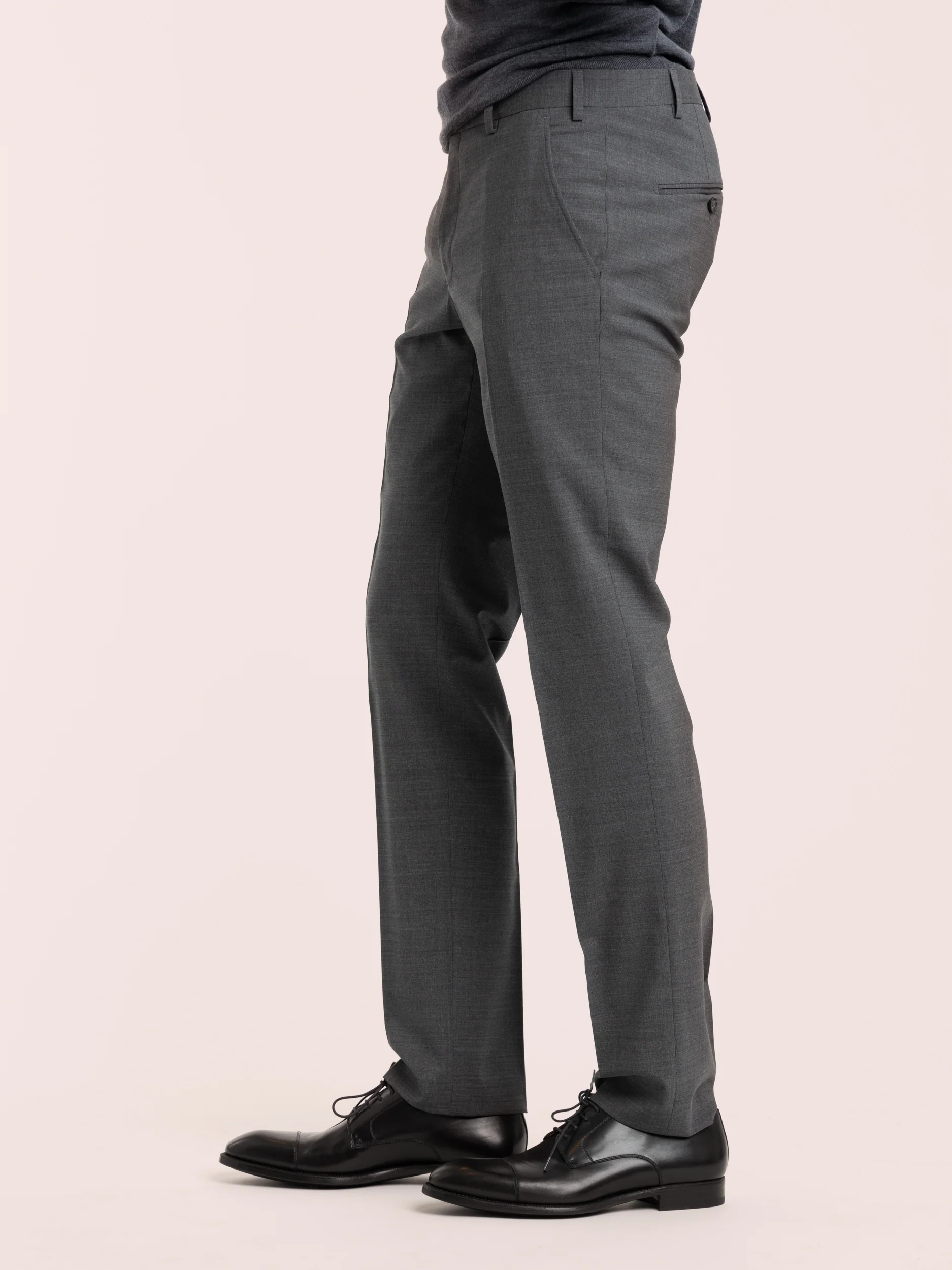 Grey Wool Dress Pants - Image 3