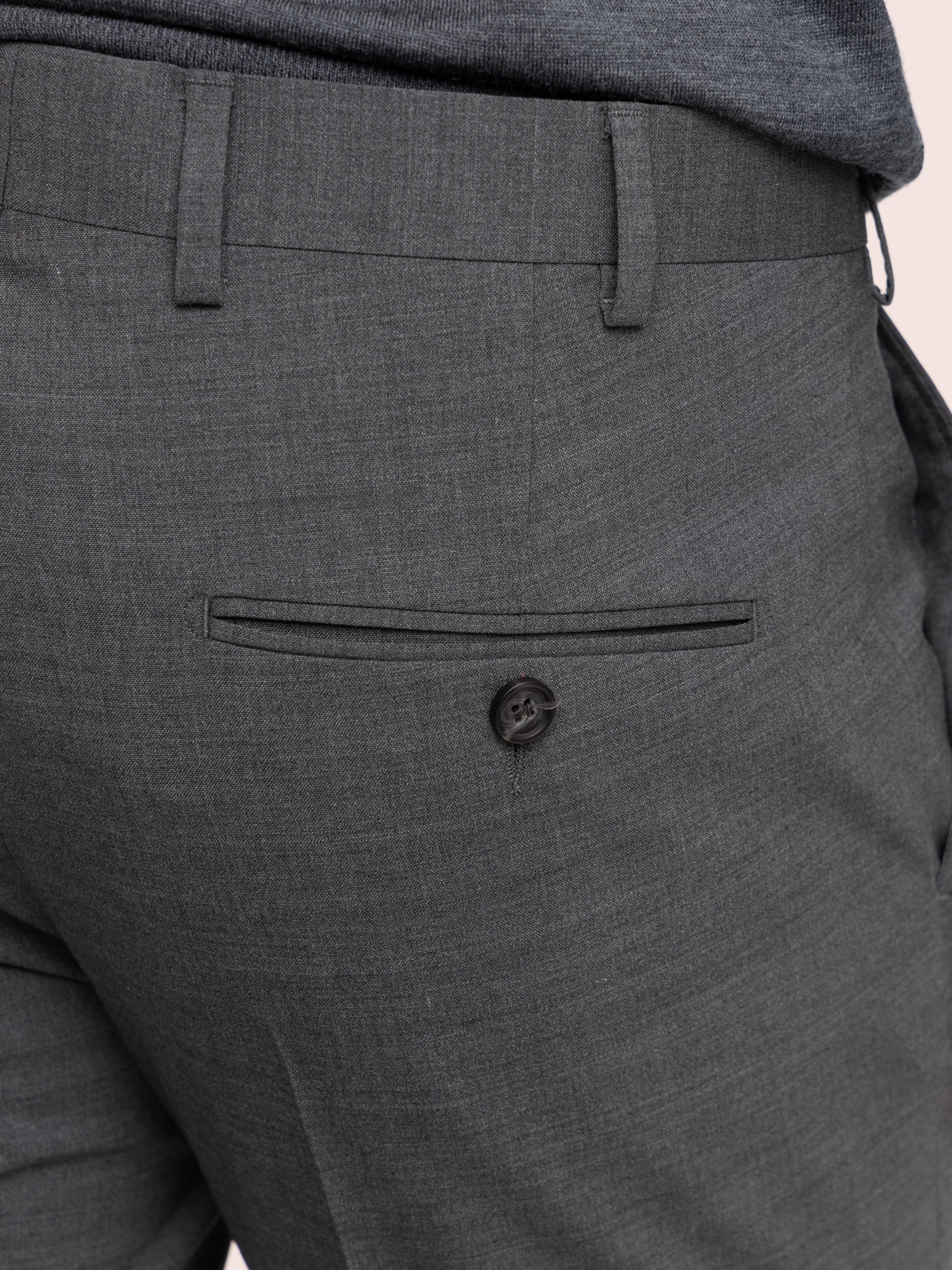Grey Wool Dress Pants - Image 5
