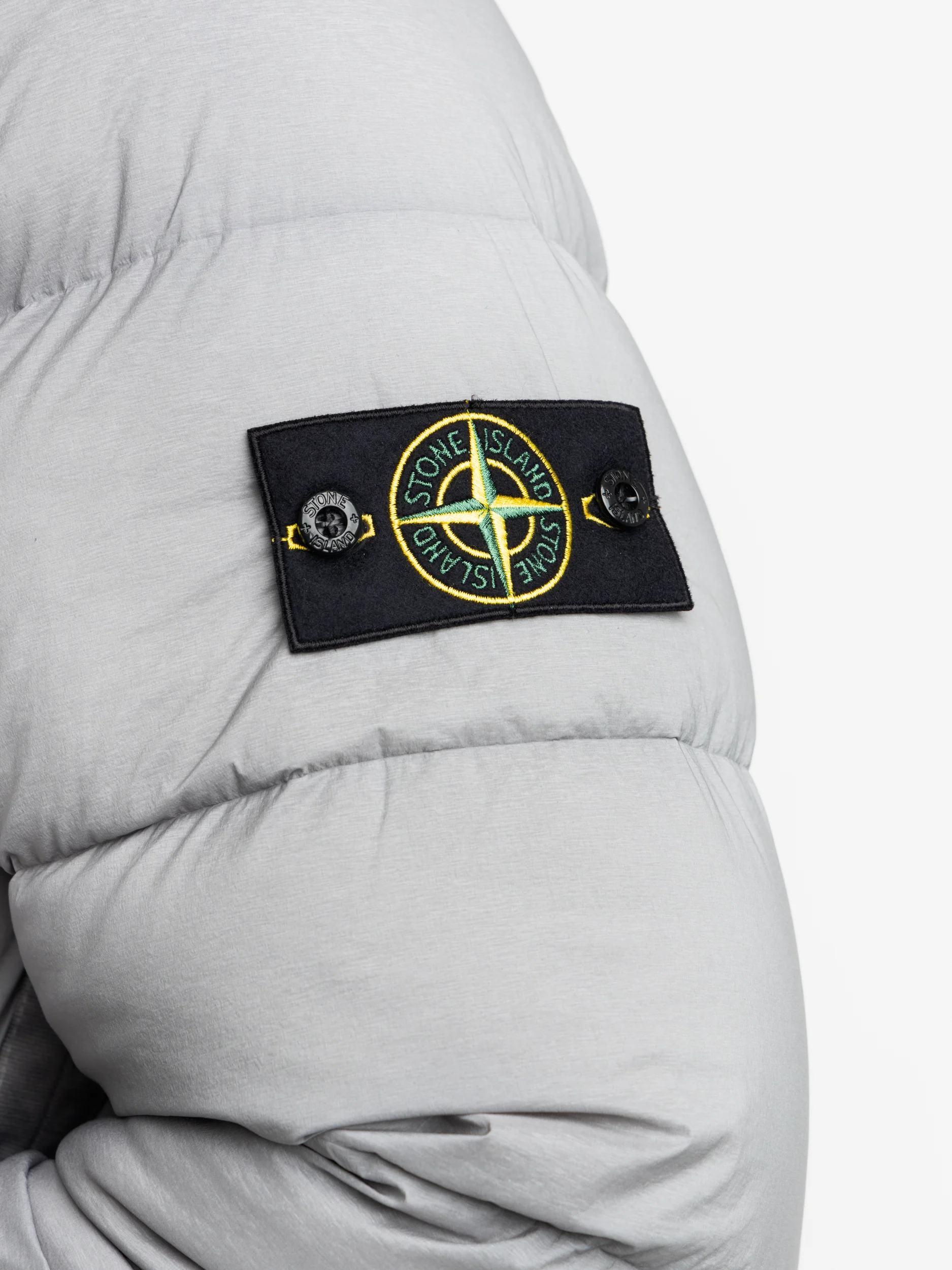 Guibbotto Grey Seamless Tunnel Nylon Down-TC Jacket - Image 7